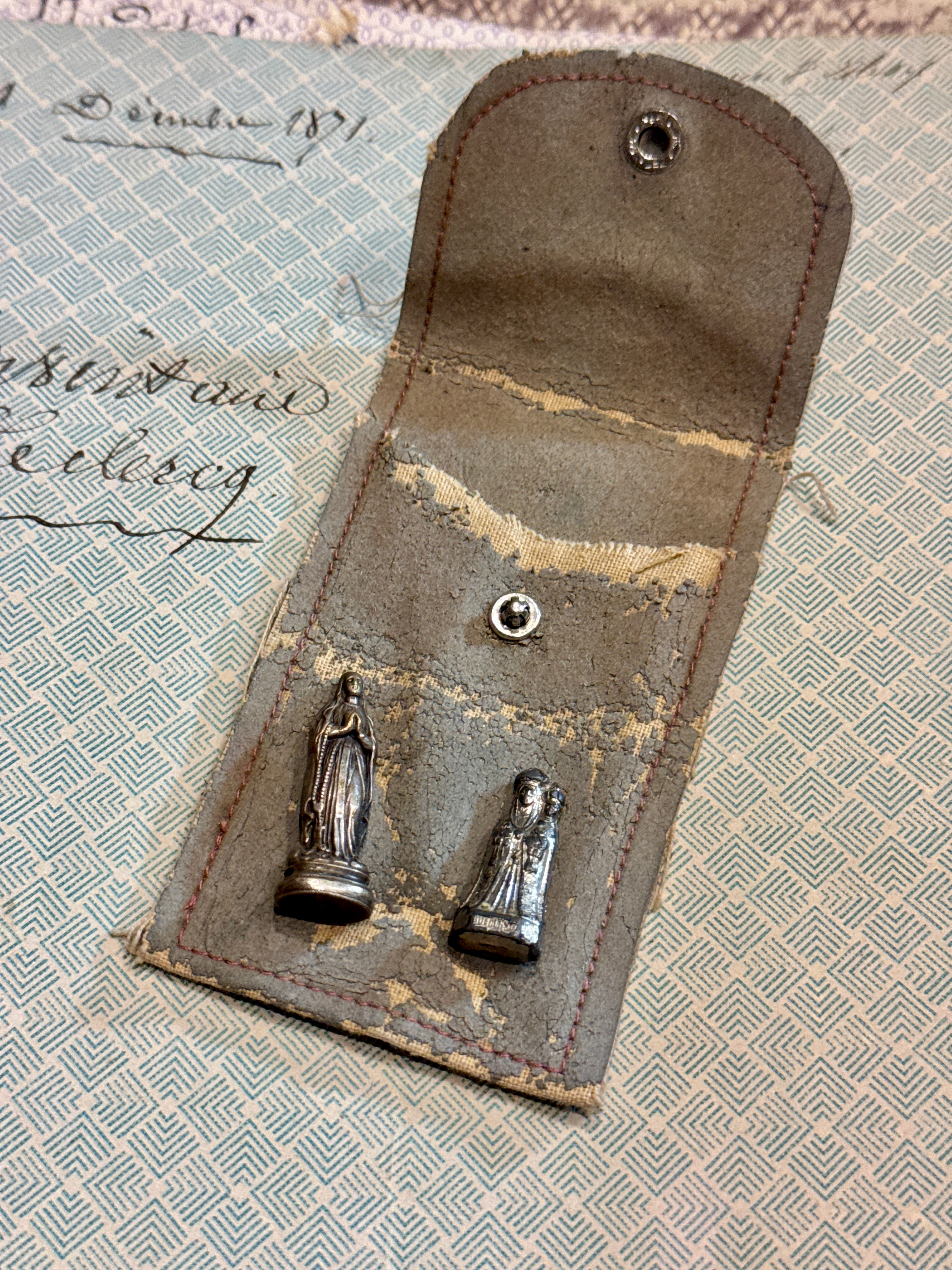 Antique and Vintage French Pocket Shrines