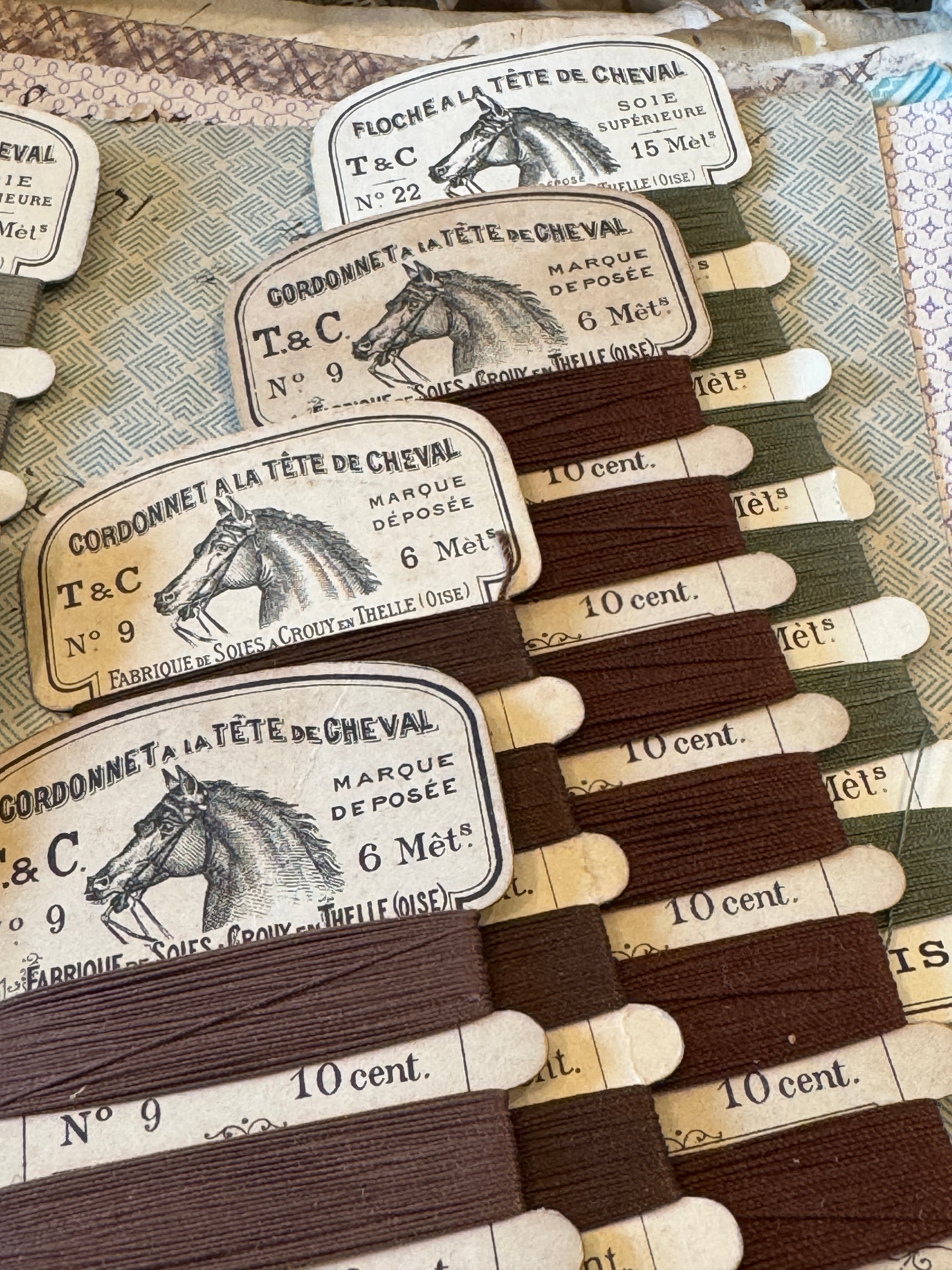 Antique Floche and Cardonnet A La Tete De Cheval