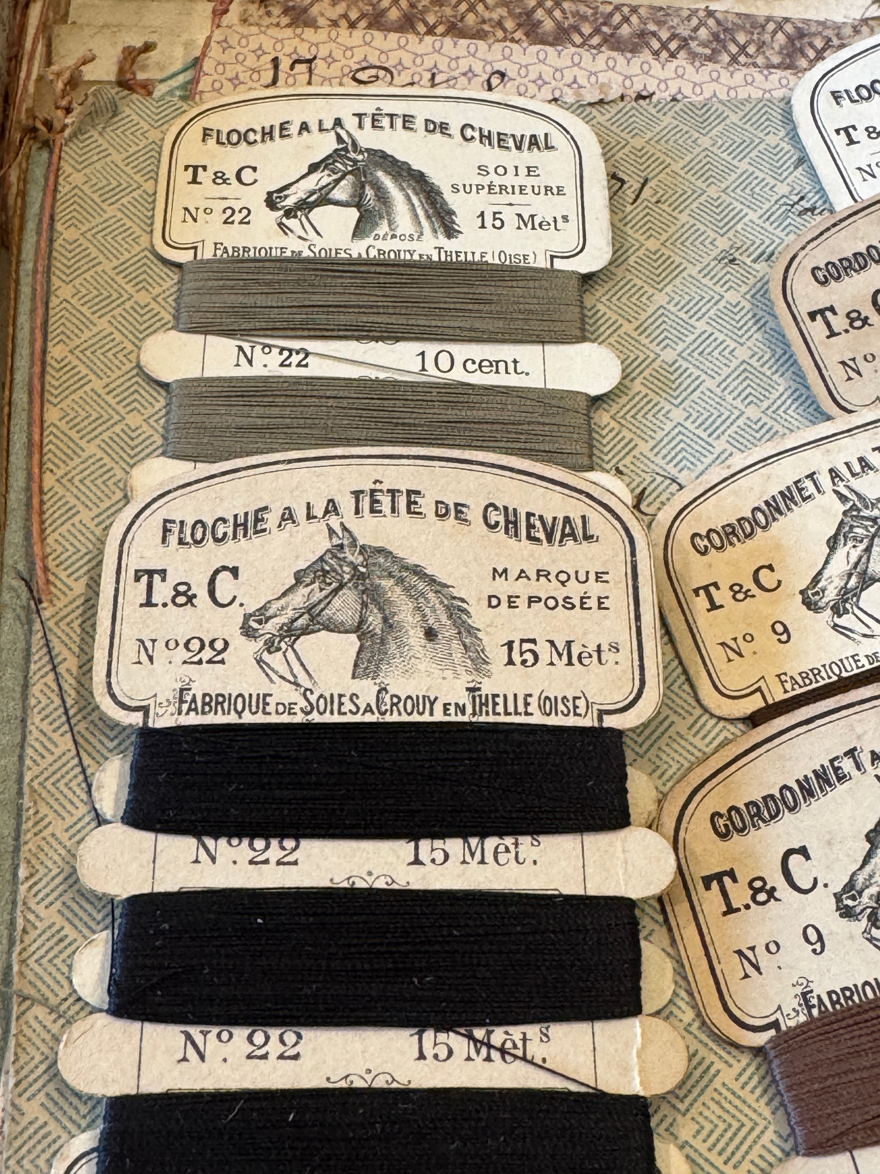Antique Floche and Cardonnet A La Tete De Cheval