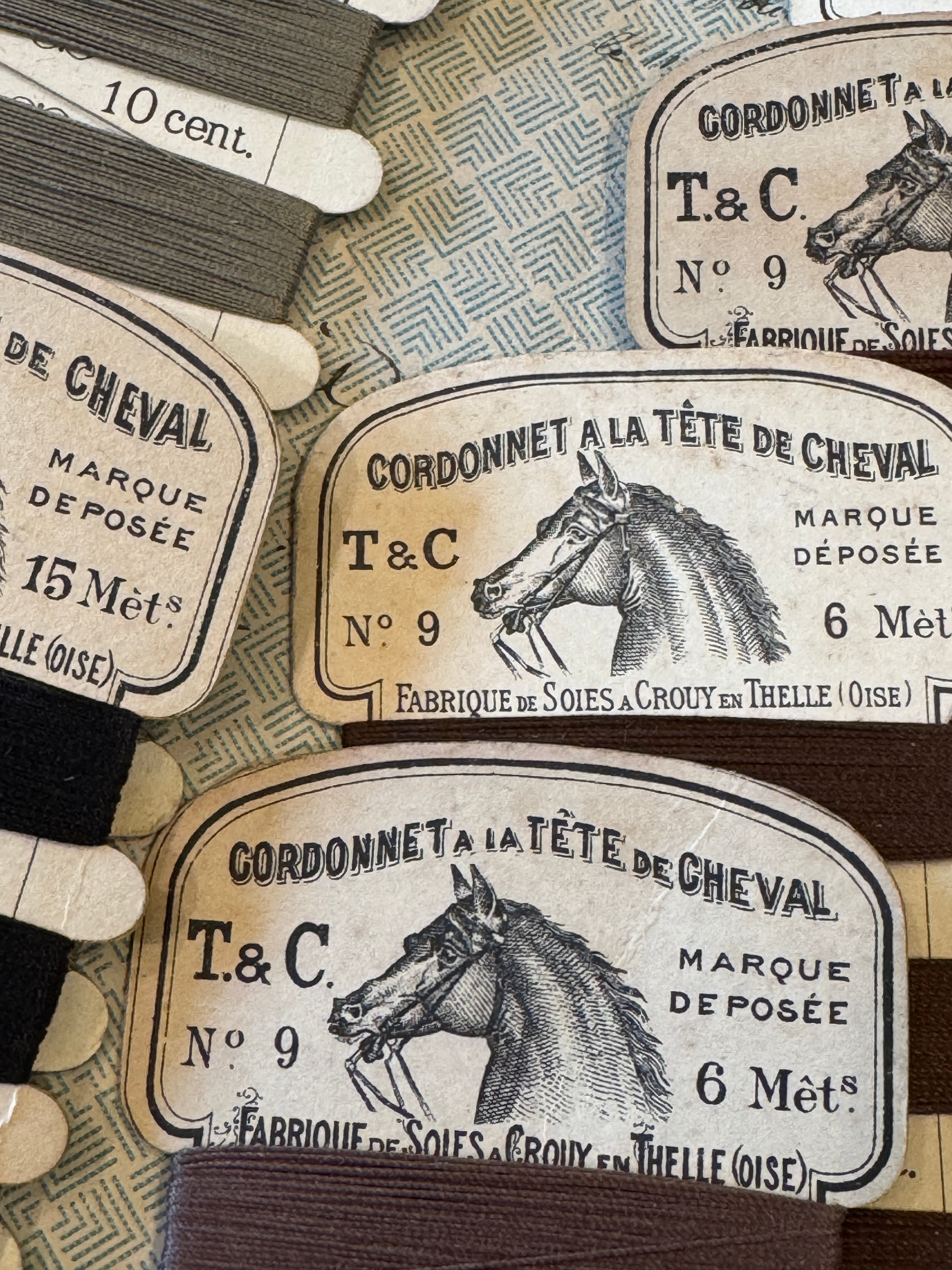 Antique Floche and Cardonnet A La Tete De Cheval