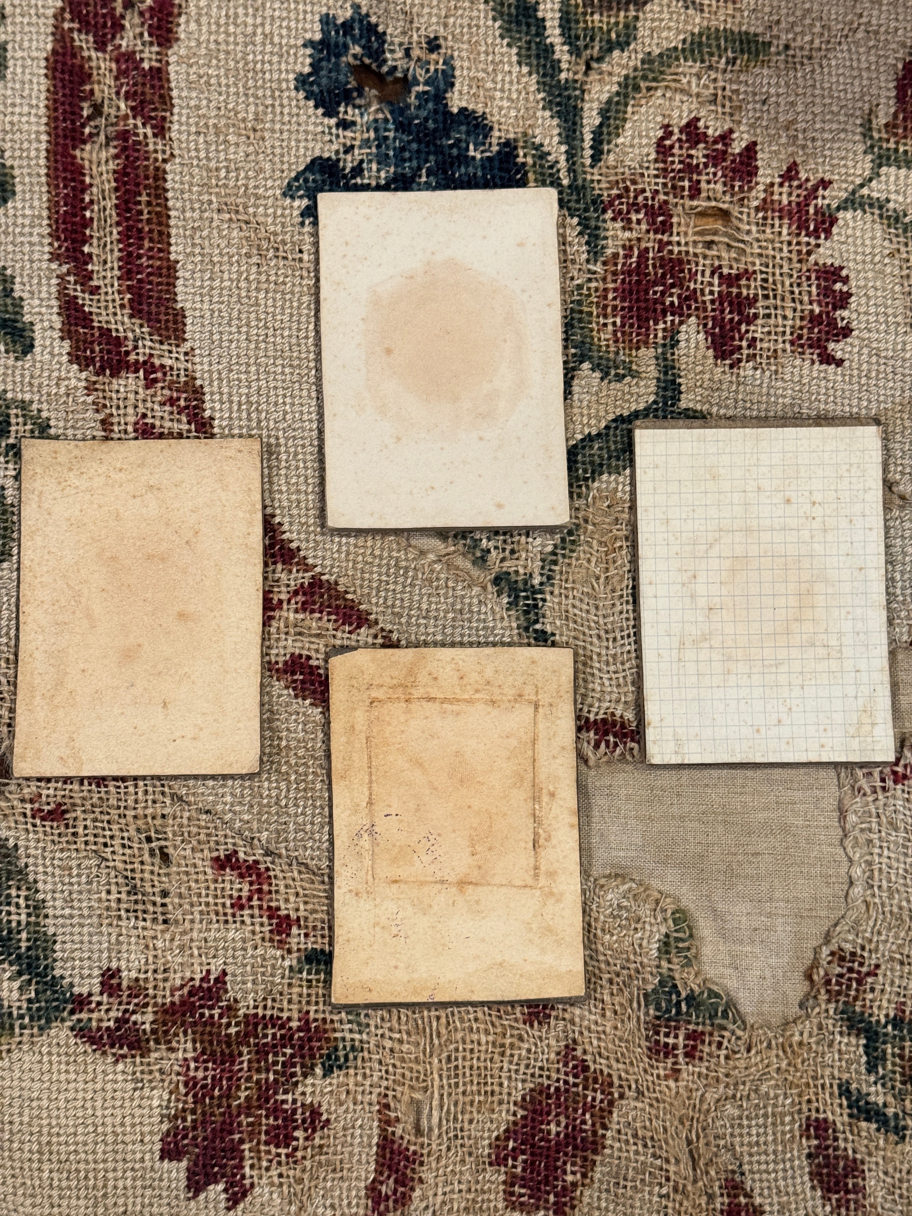 Antique French Framed Wax Seal Impressions