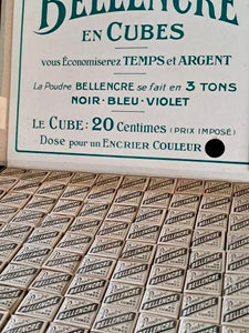 Antique French Bellencre Dry Ink Cubes