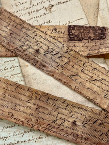 Exclusive Monahan Papers French Script Ribbon Trim