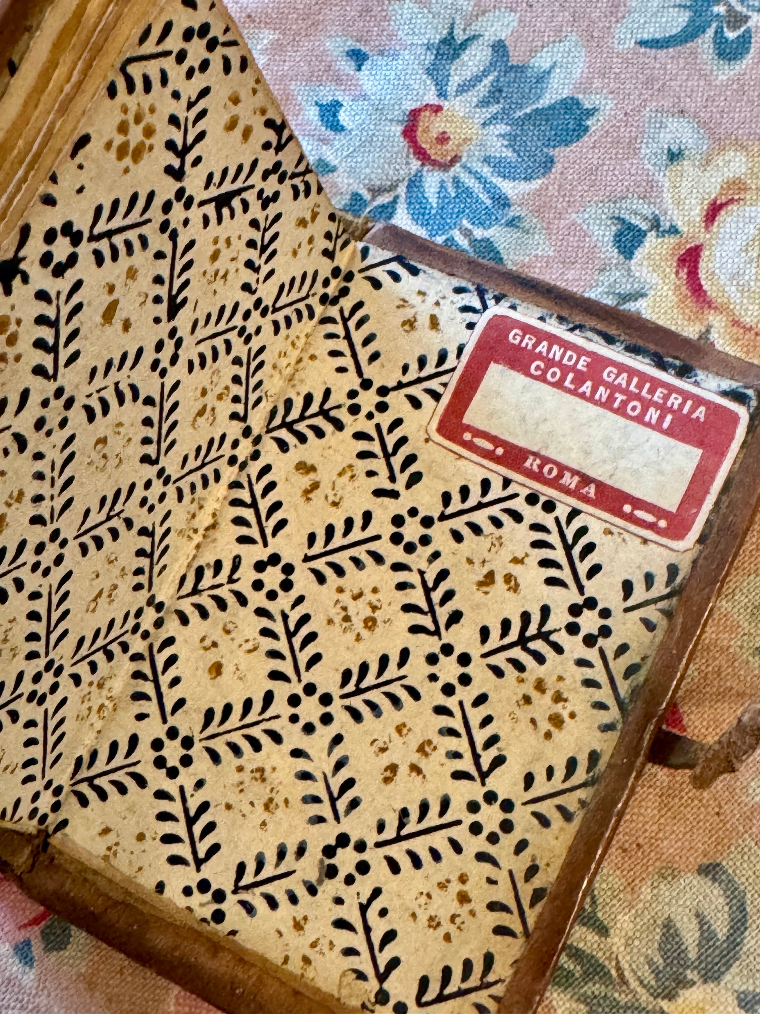 Miniature 1800s French Leather Book