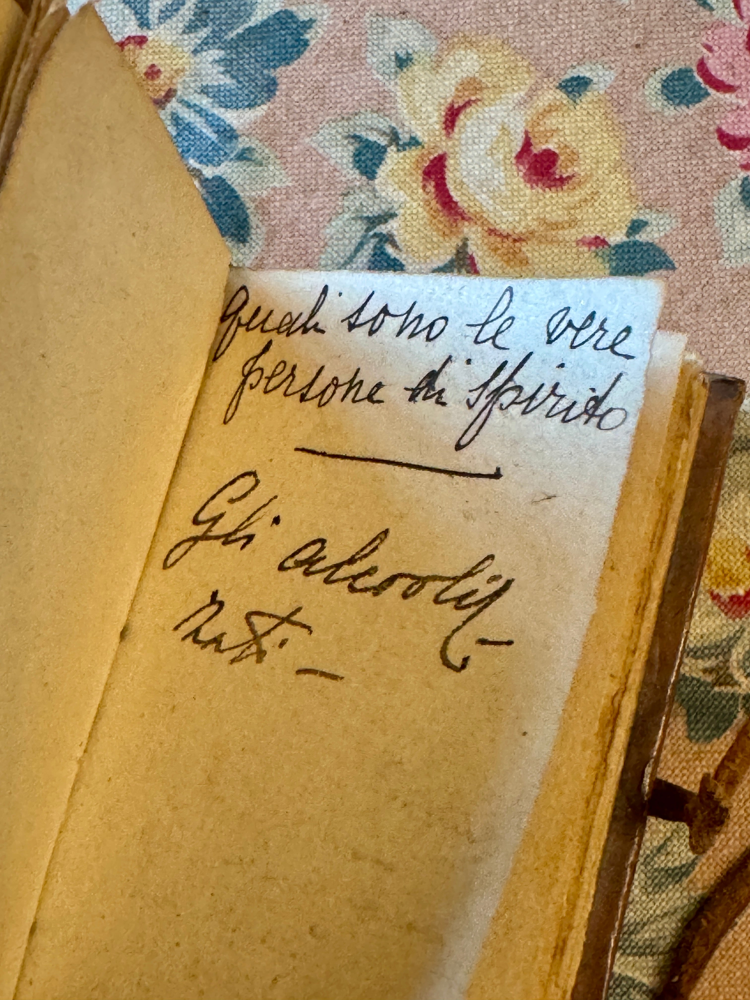 Miniature 1800s French Leather Book