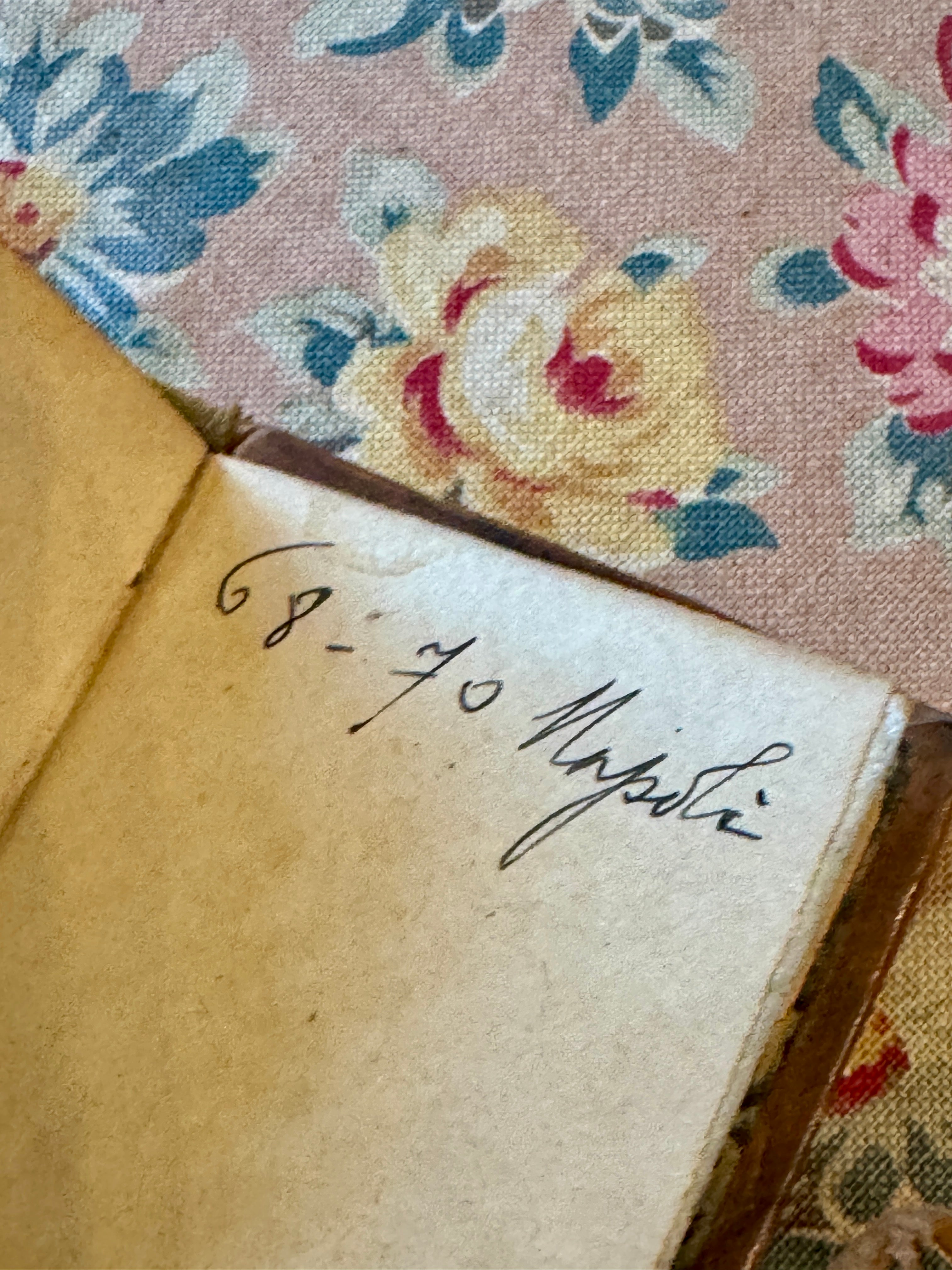 Miniature 1800s French Leather Book