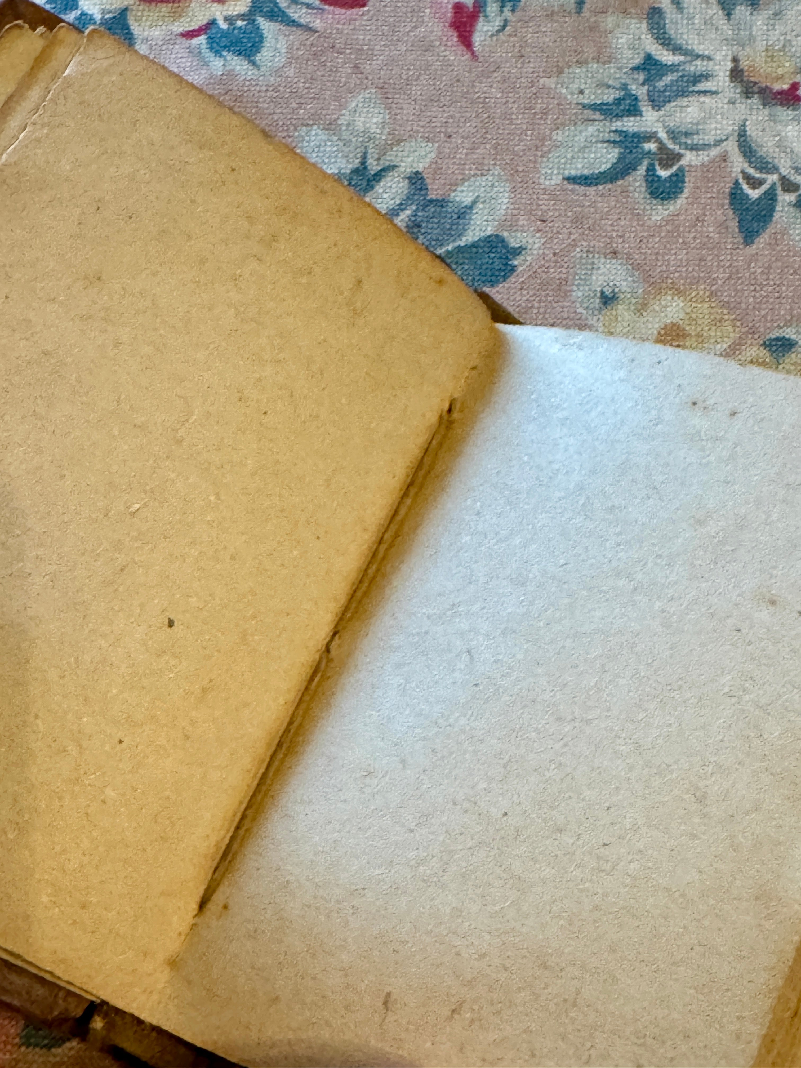 Miniature 1800s French Leather Book