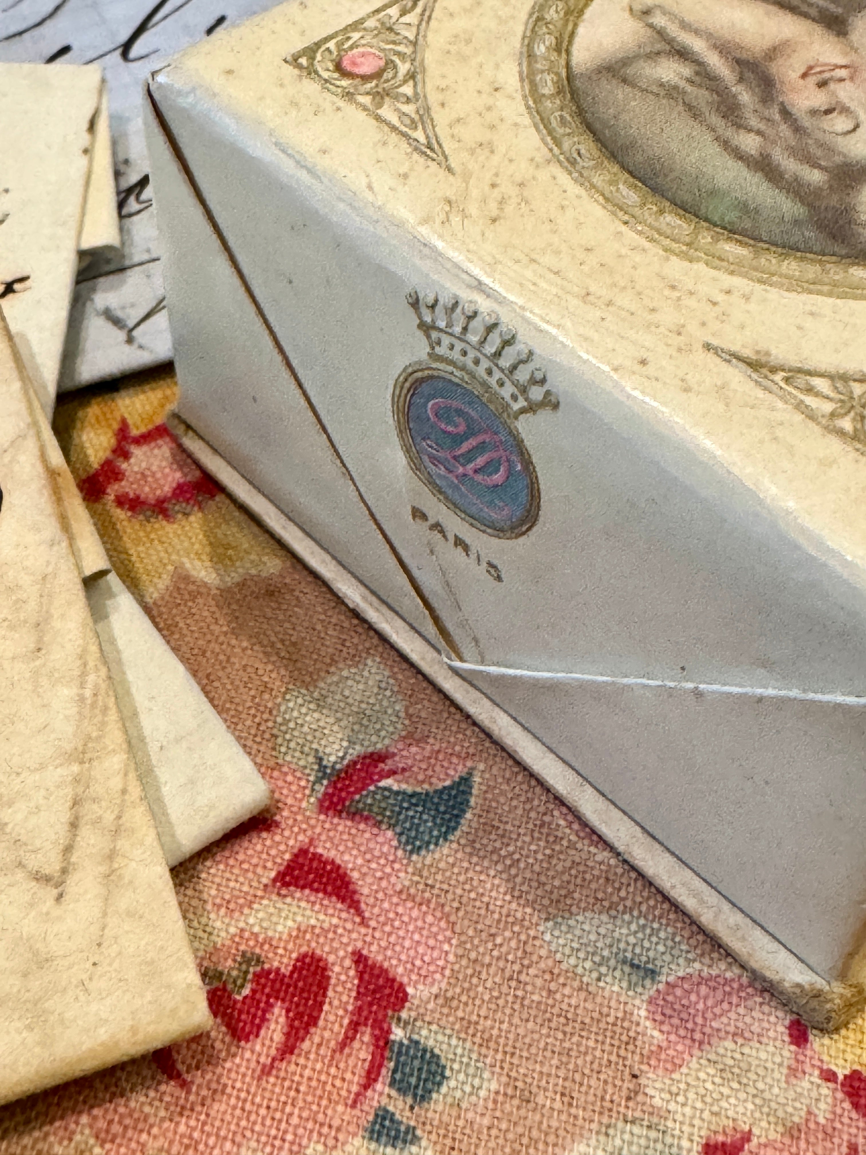 Rare 1920s French La Poudre De Luzy Box