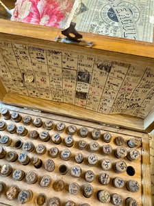 Antique French Watchmaker's Wooden Cases with Tubes