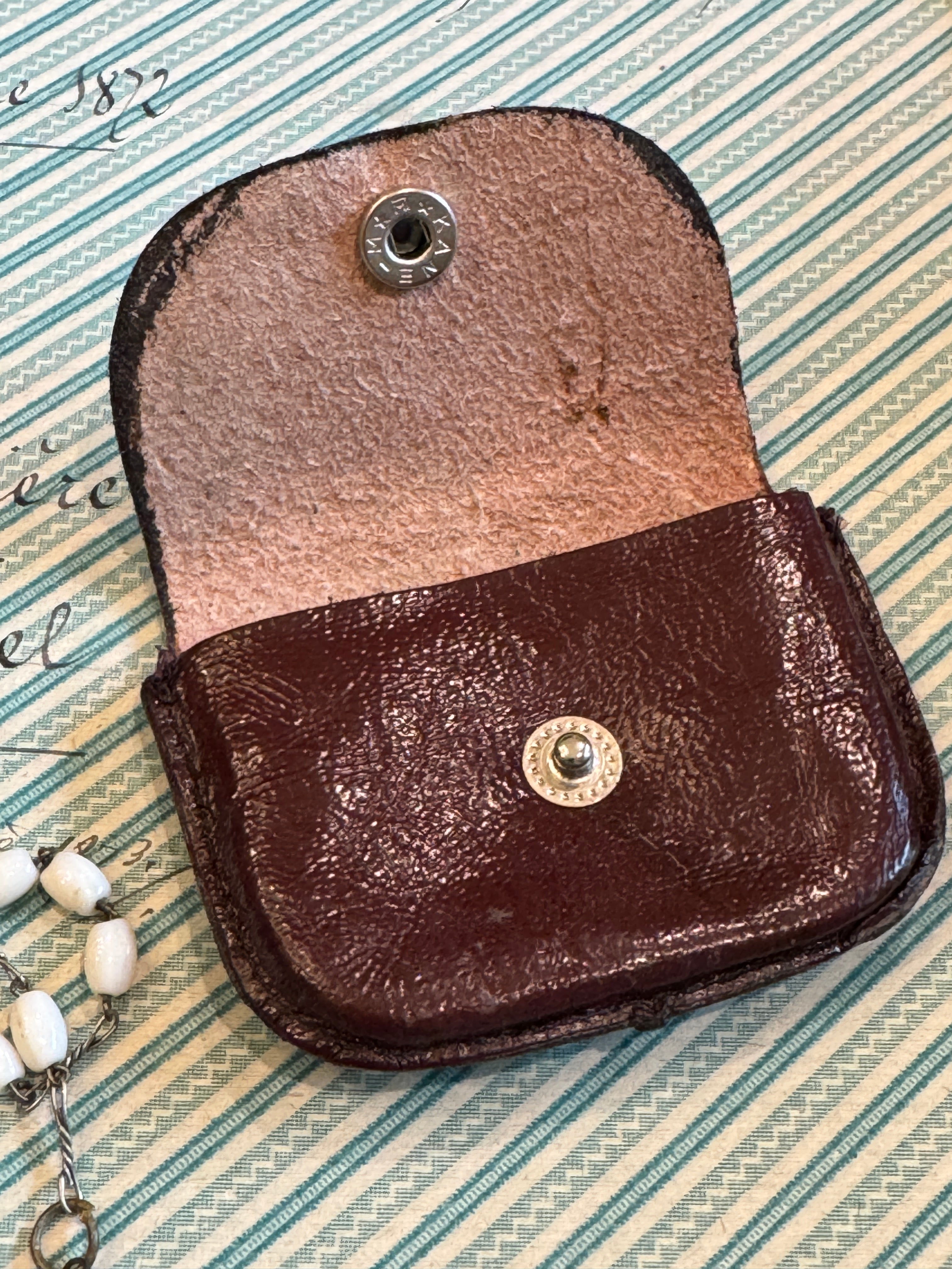 Antique French Rosary in case  - ROS15A