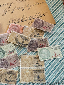 Antique TURNVEREIN Envelope with French Stamps