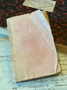 Darling Antique Pink Deckled Edge French Book