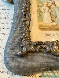 1800s French Religious Icon "Allez A Joseph"