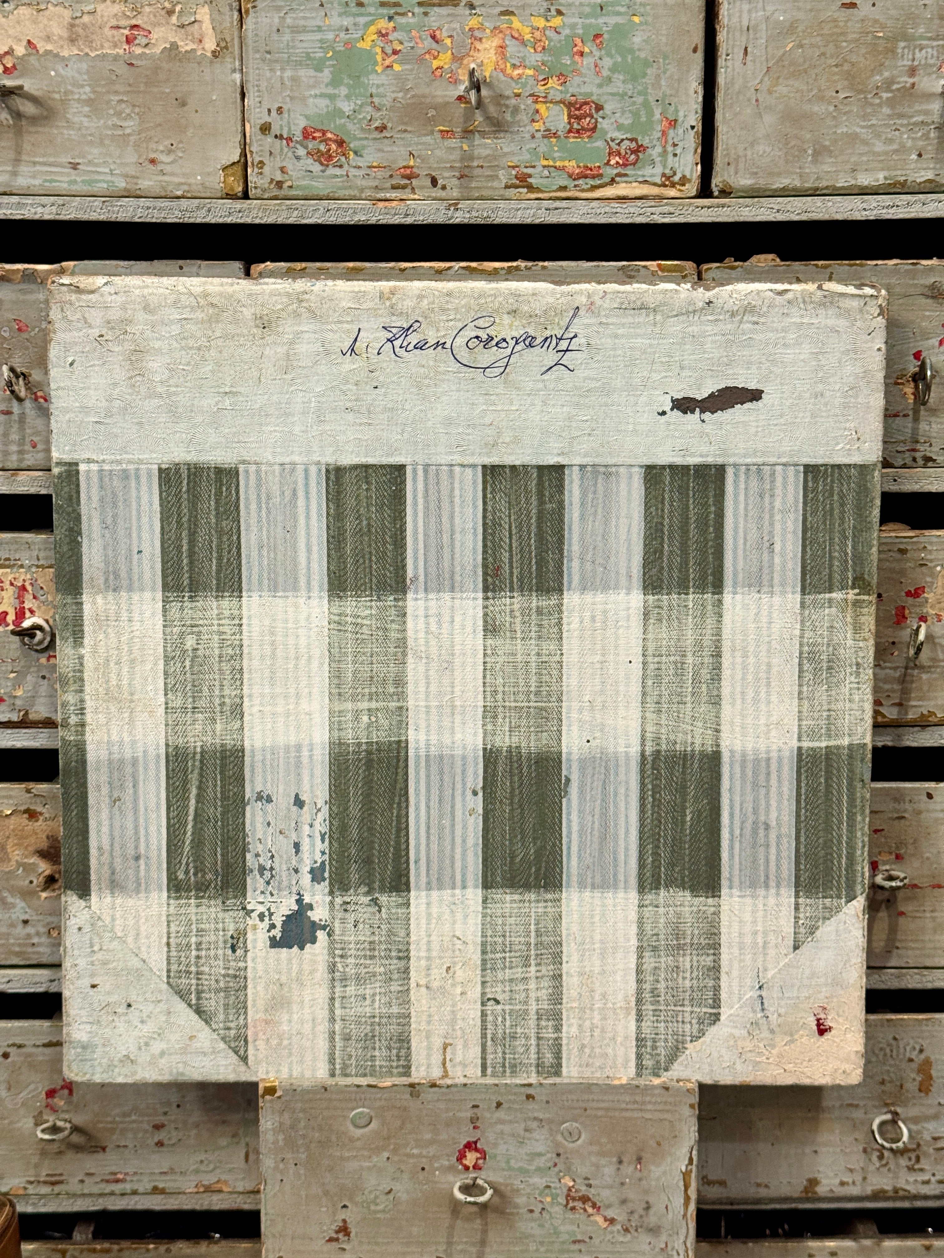 Original Antique French Botanical Painting