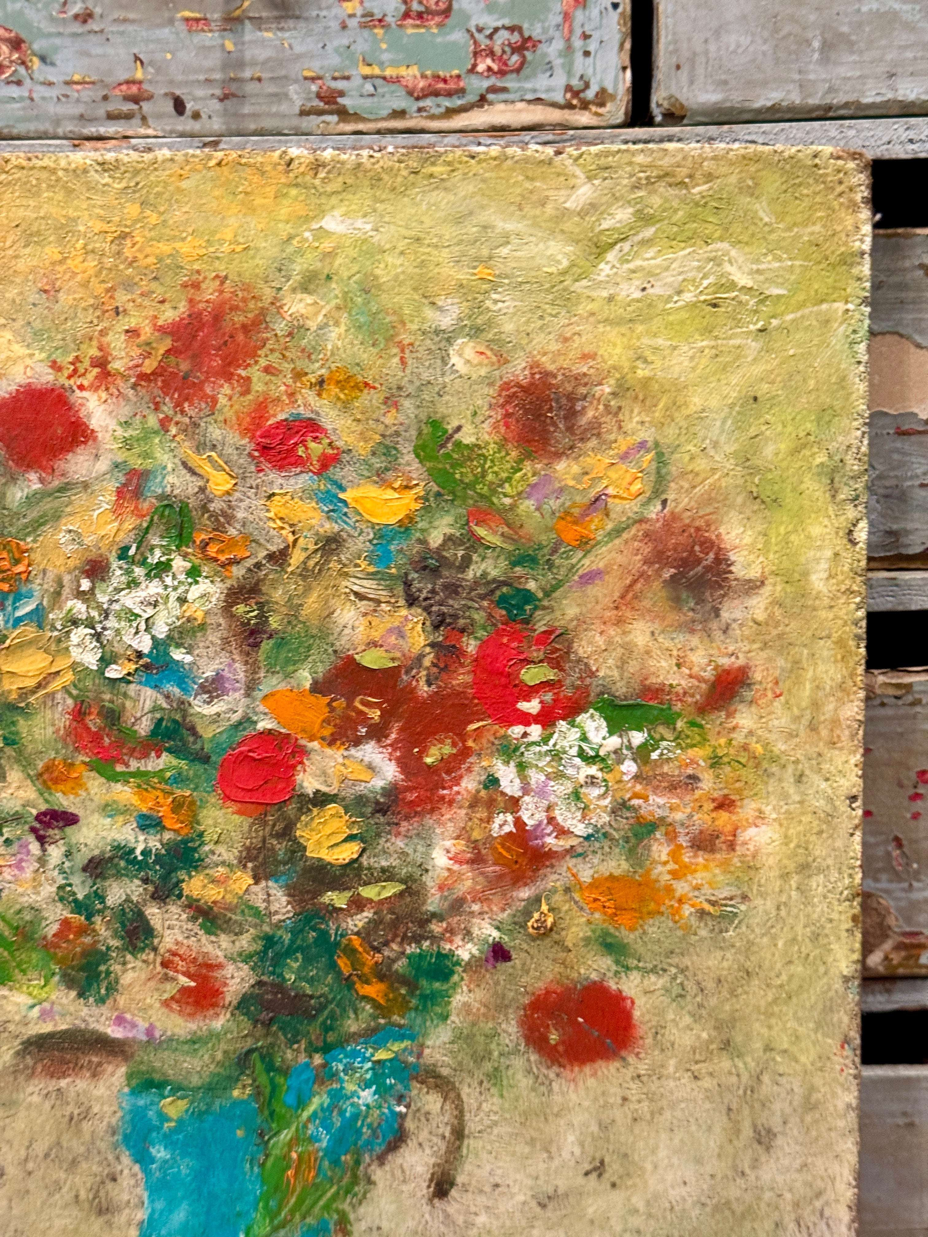 Original Antique French Botanical Painting