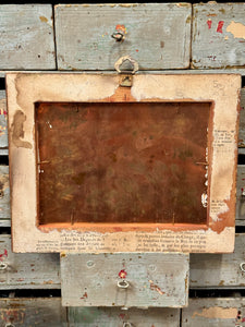 Rare Antique 1800s French Oil Painting on Copper