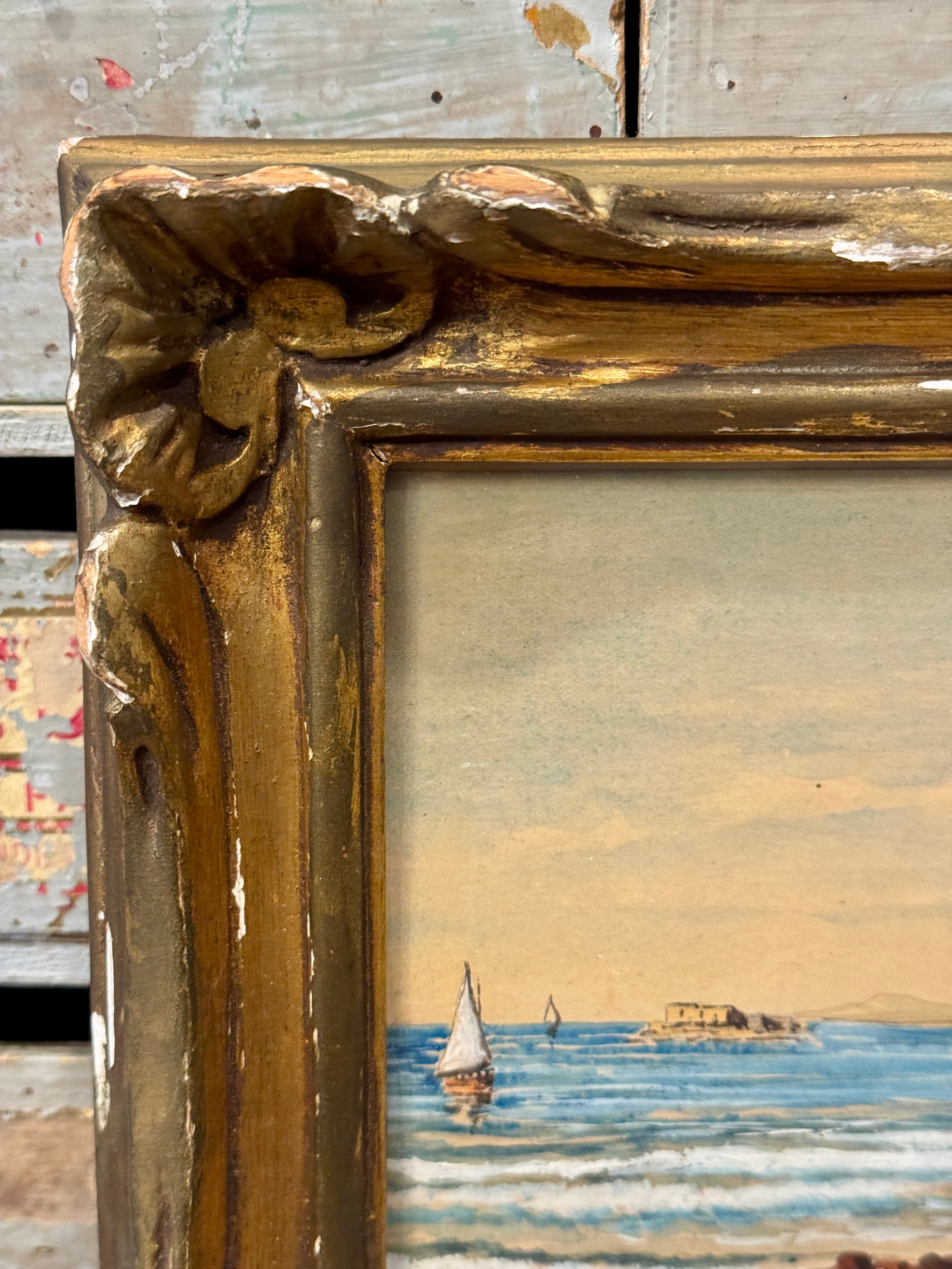 Original Antique French Painting