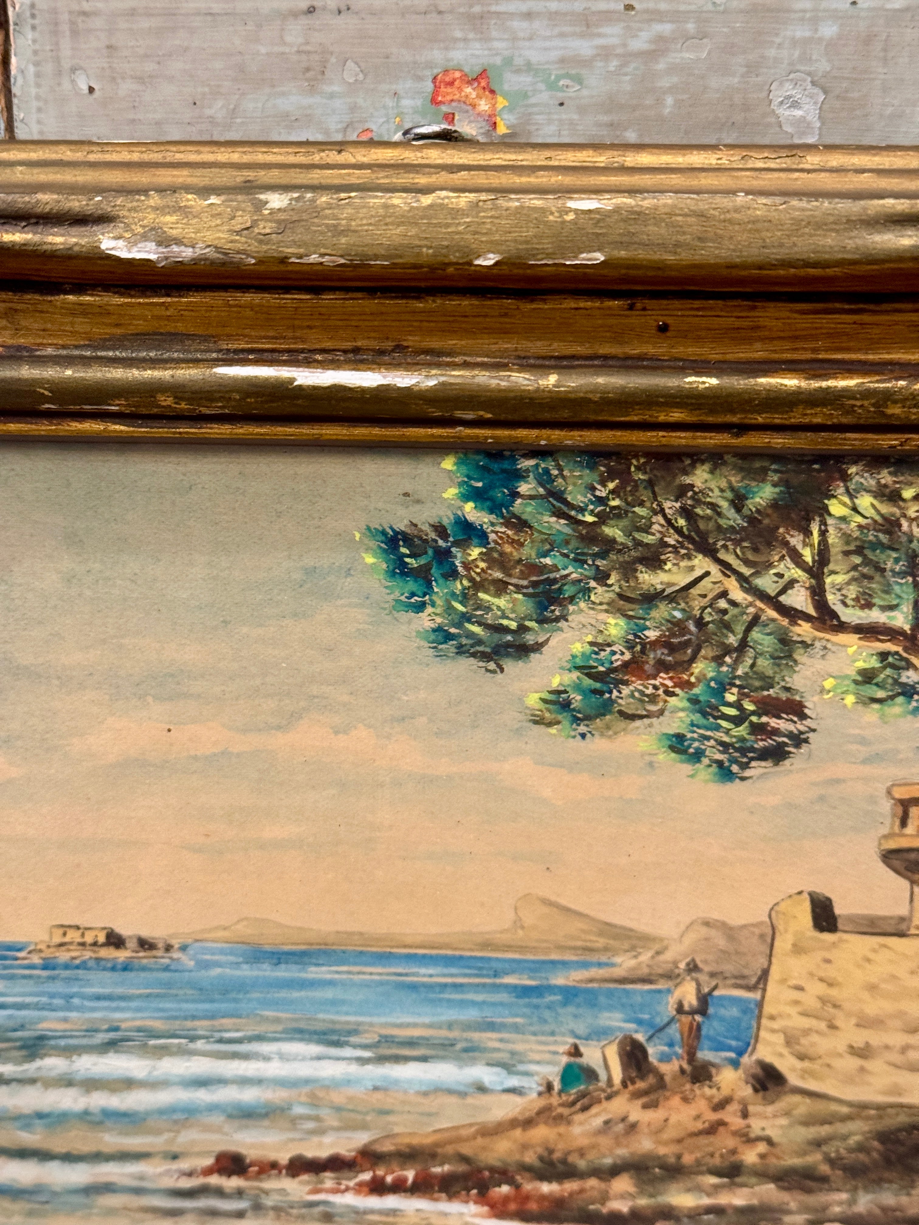 Original Antique French Painting