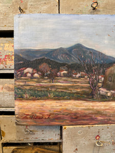 Antique French Landscape Painting