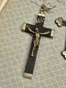 Beautiful antique French Crucifixes - Notre Dame