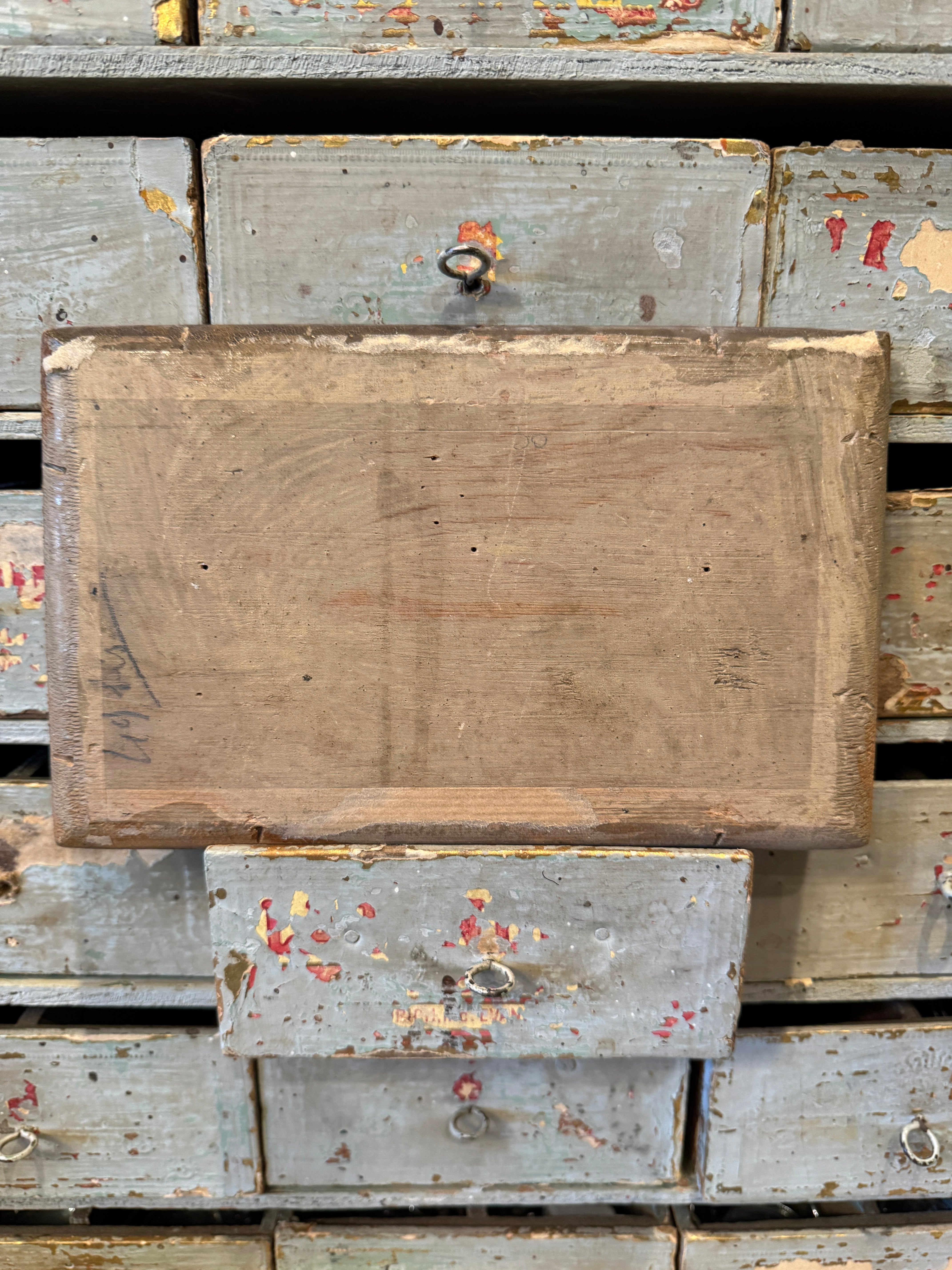 Antique French Oil Painting of a Young Boy