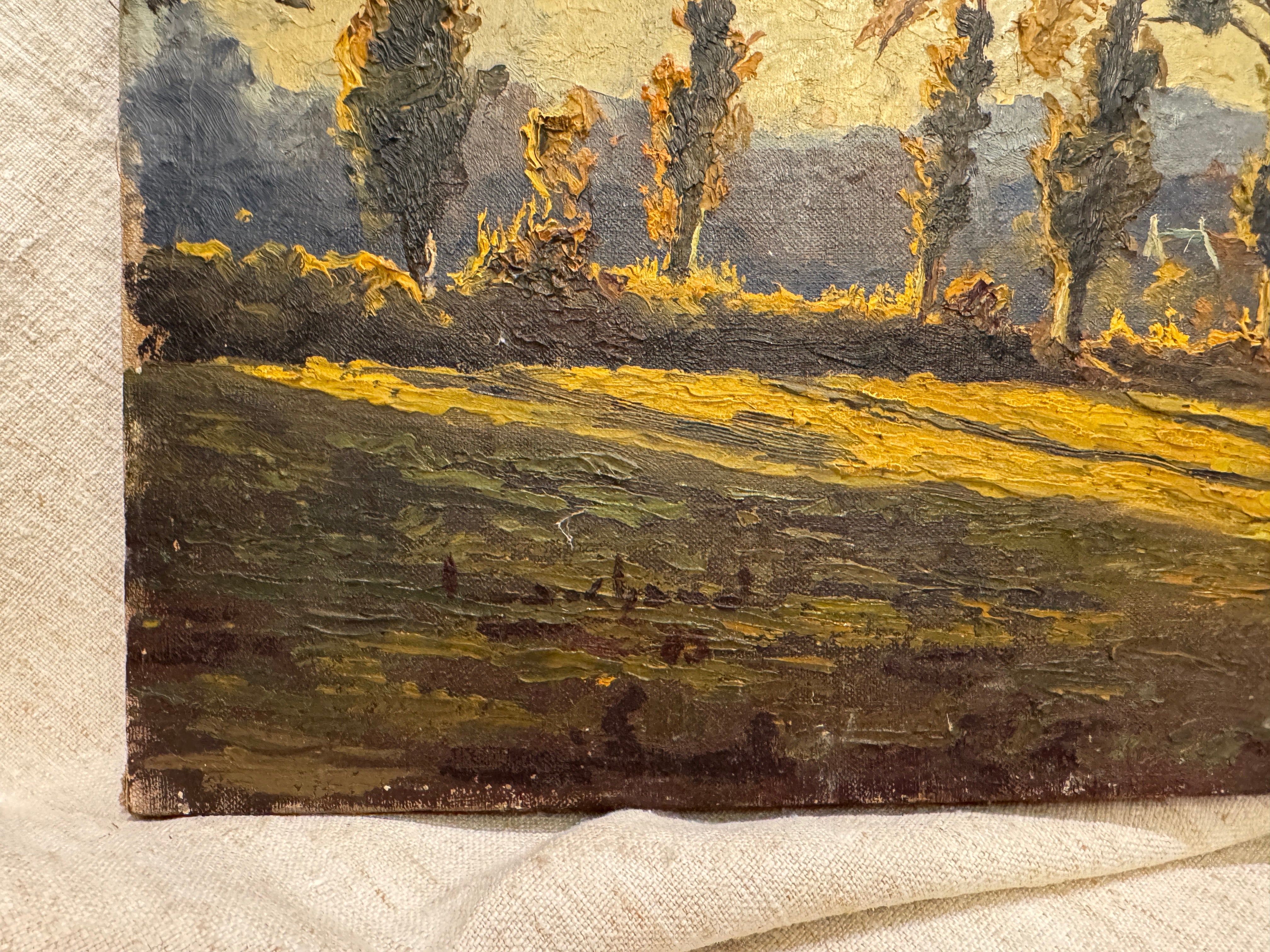 Antique French Painting