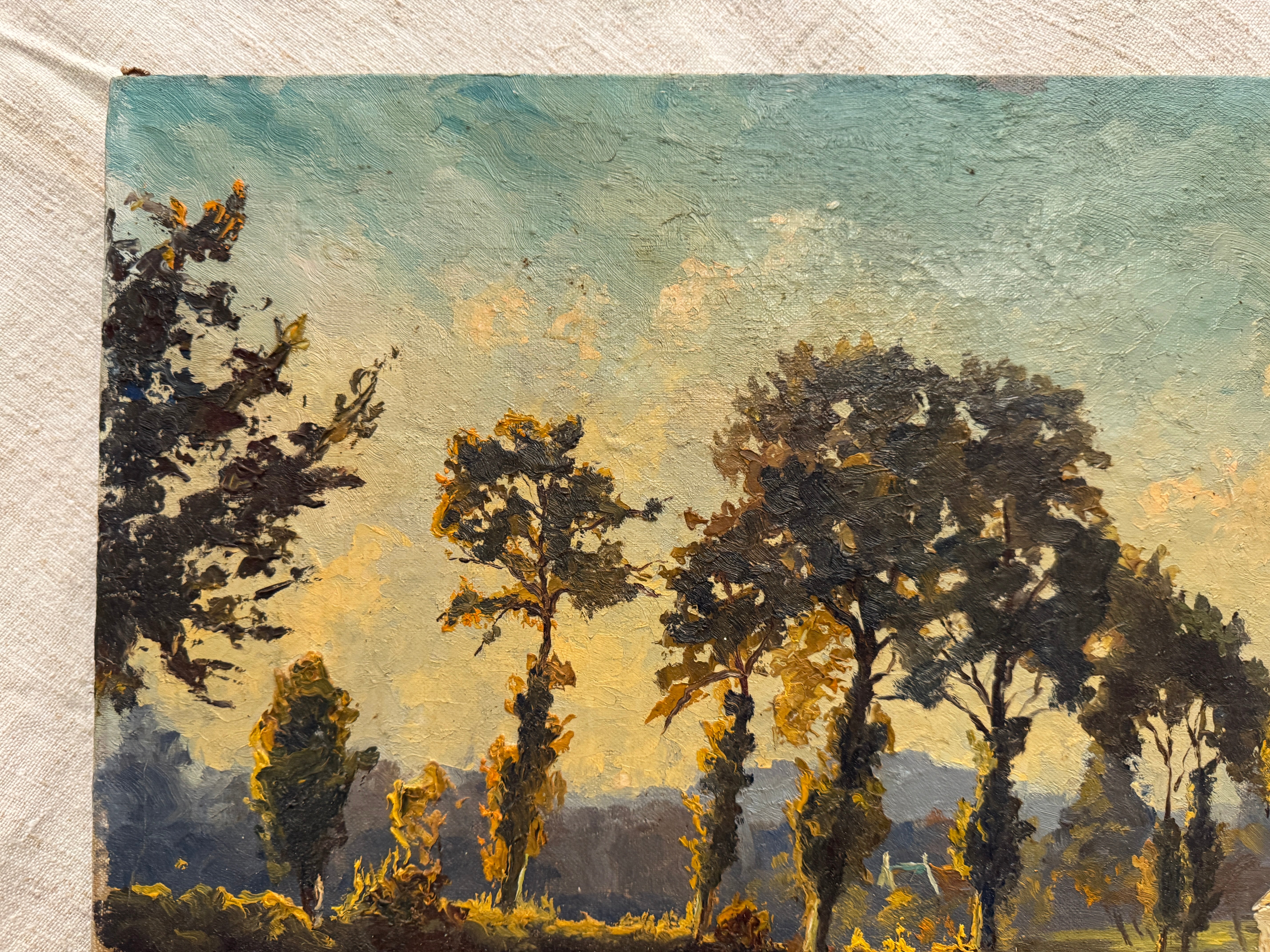 Antique French Painting