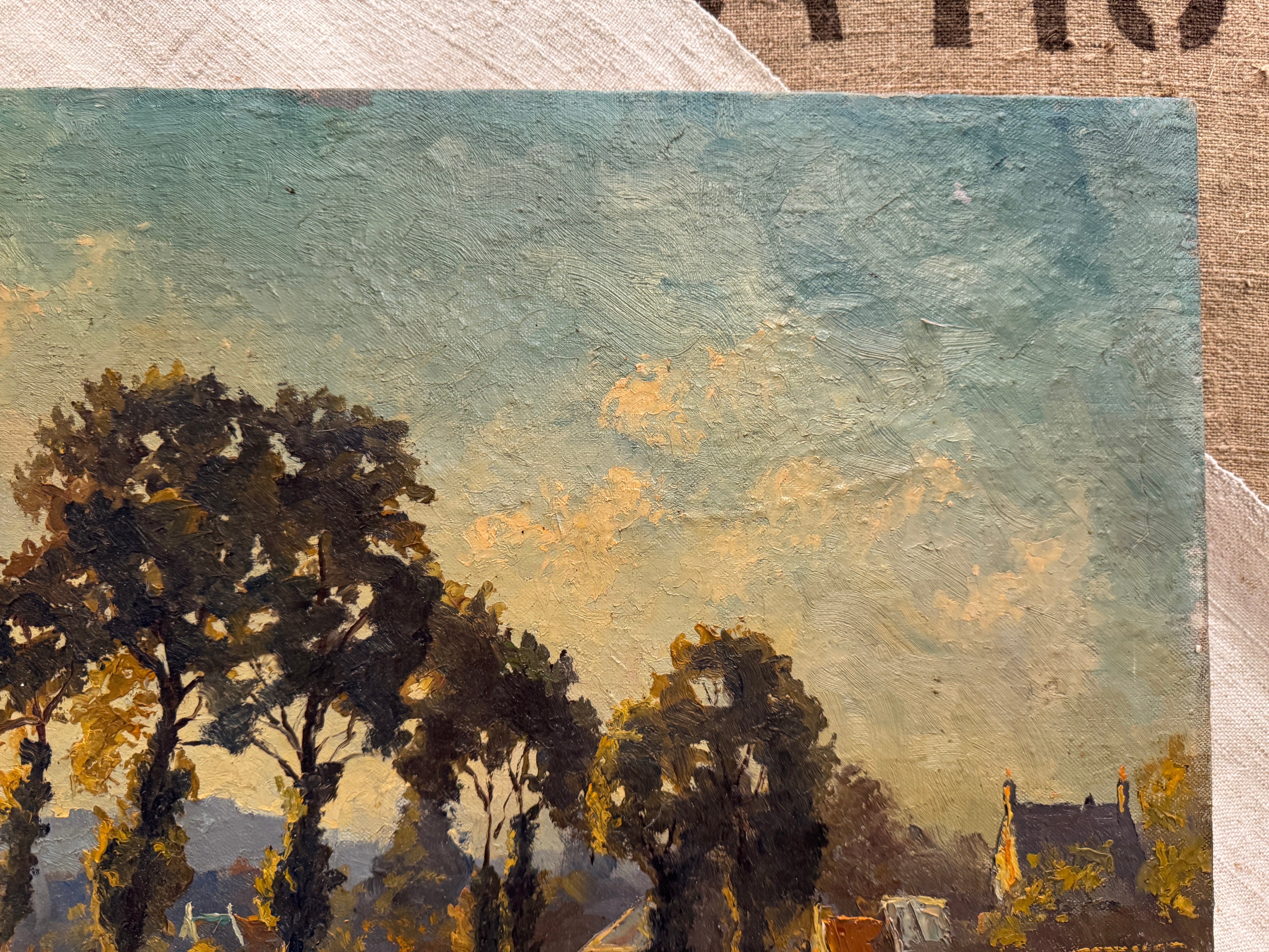 Antique French Painting