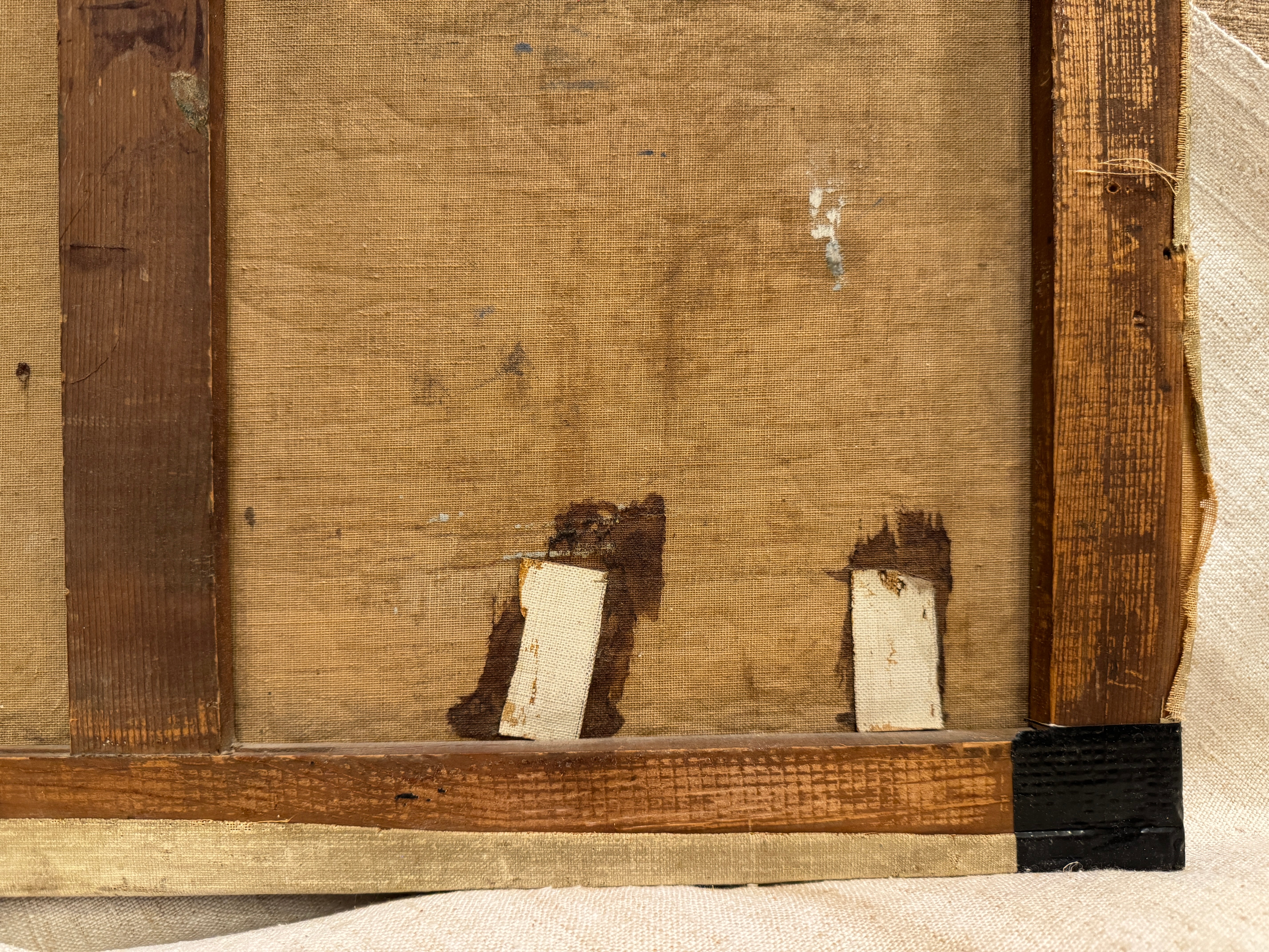 Original Antique French Nautical Oil Painting