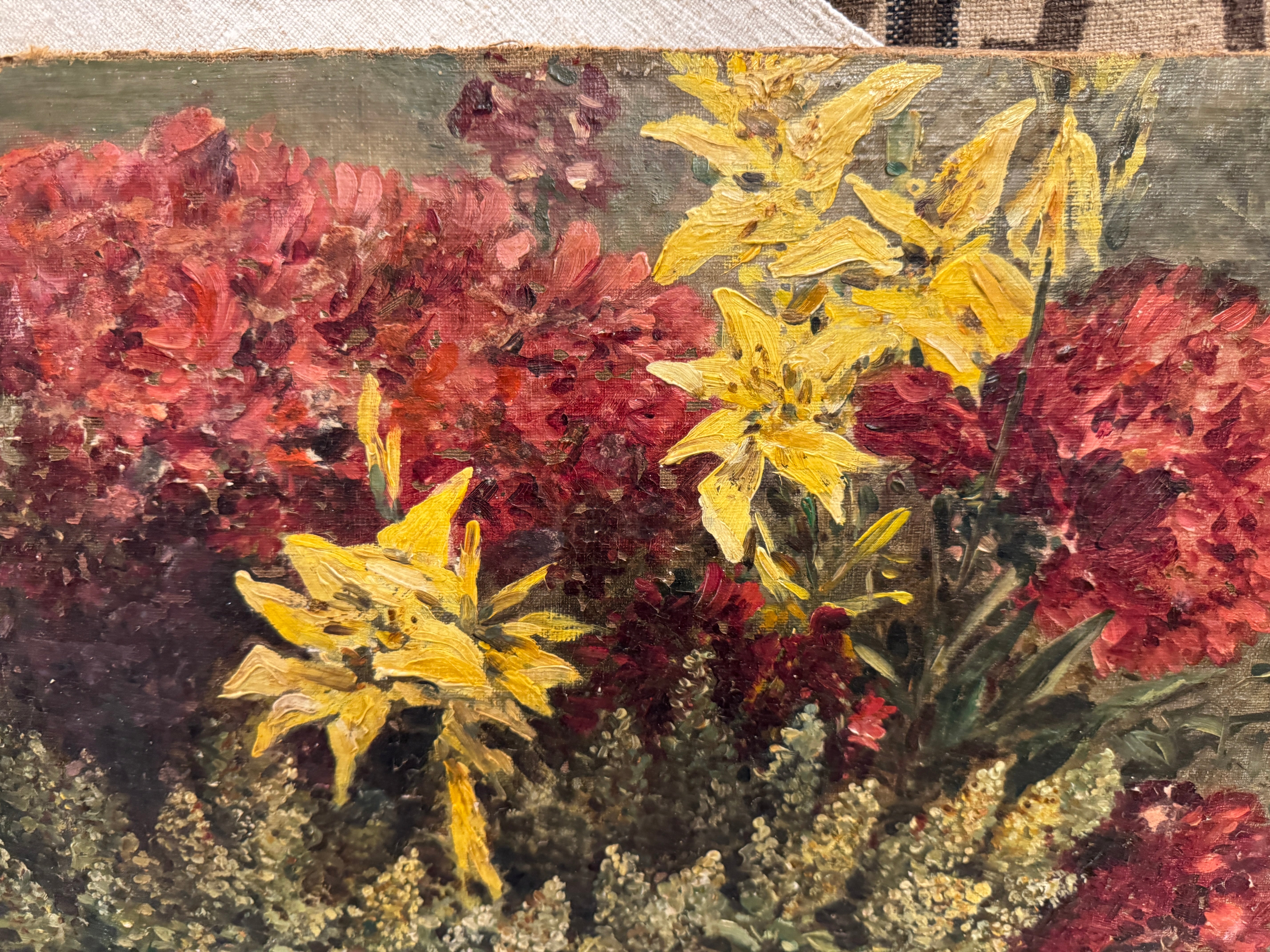 Antique French Botanical Painting