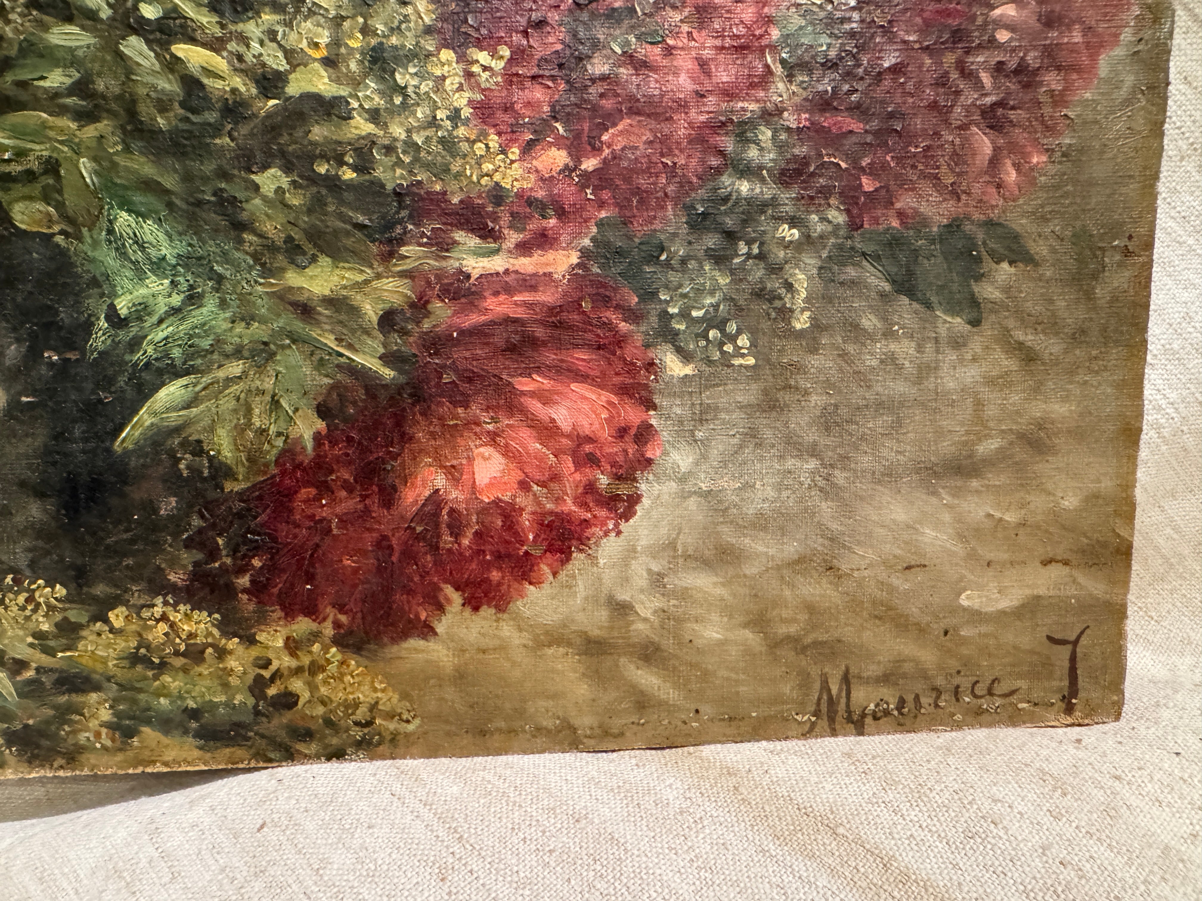 Antique French Botanical Painting