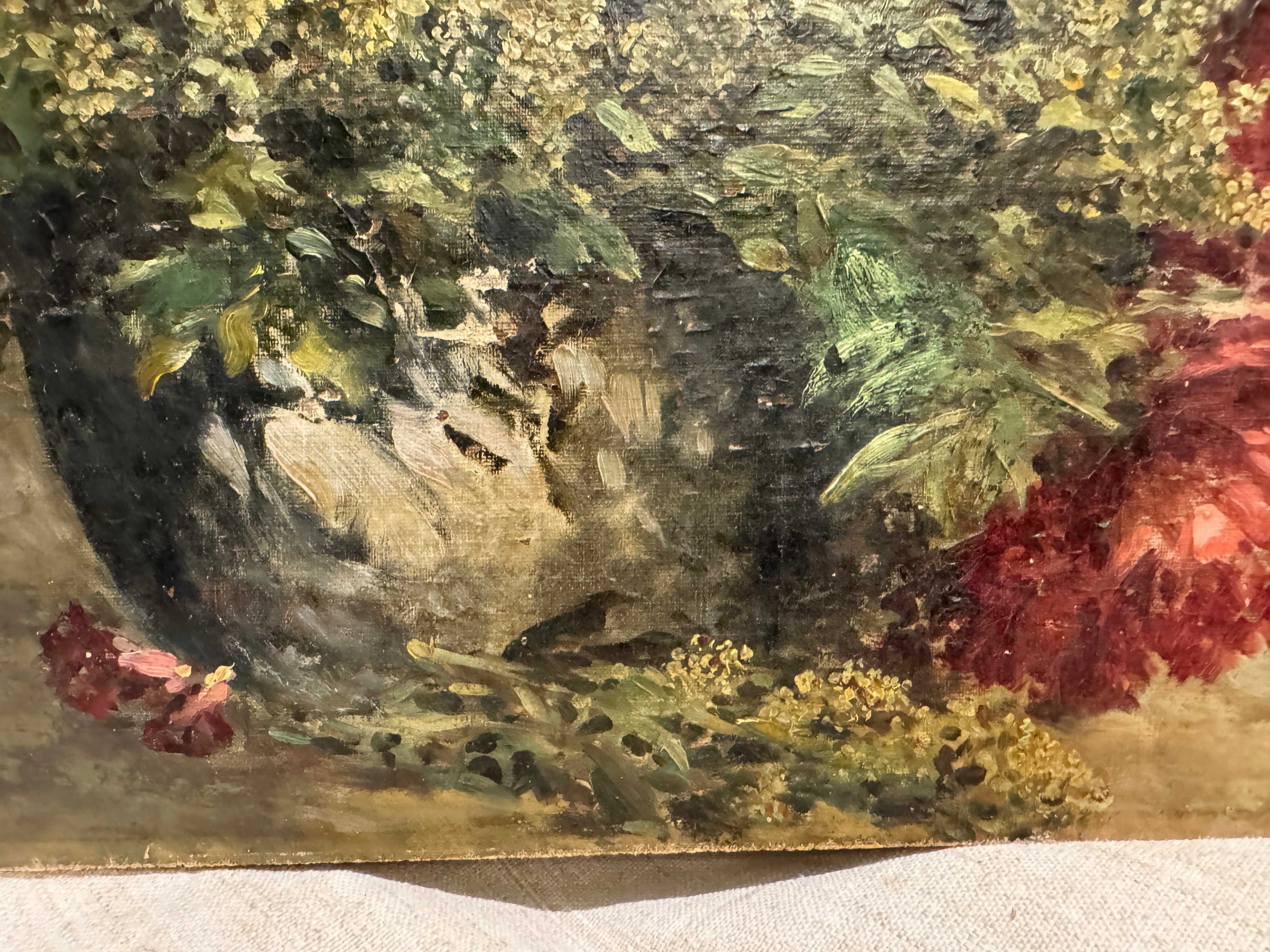 Antique French Botanical Painting