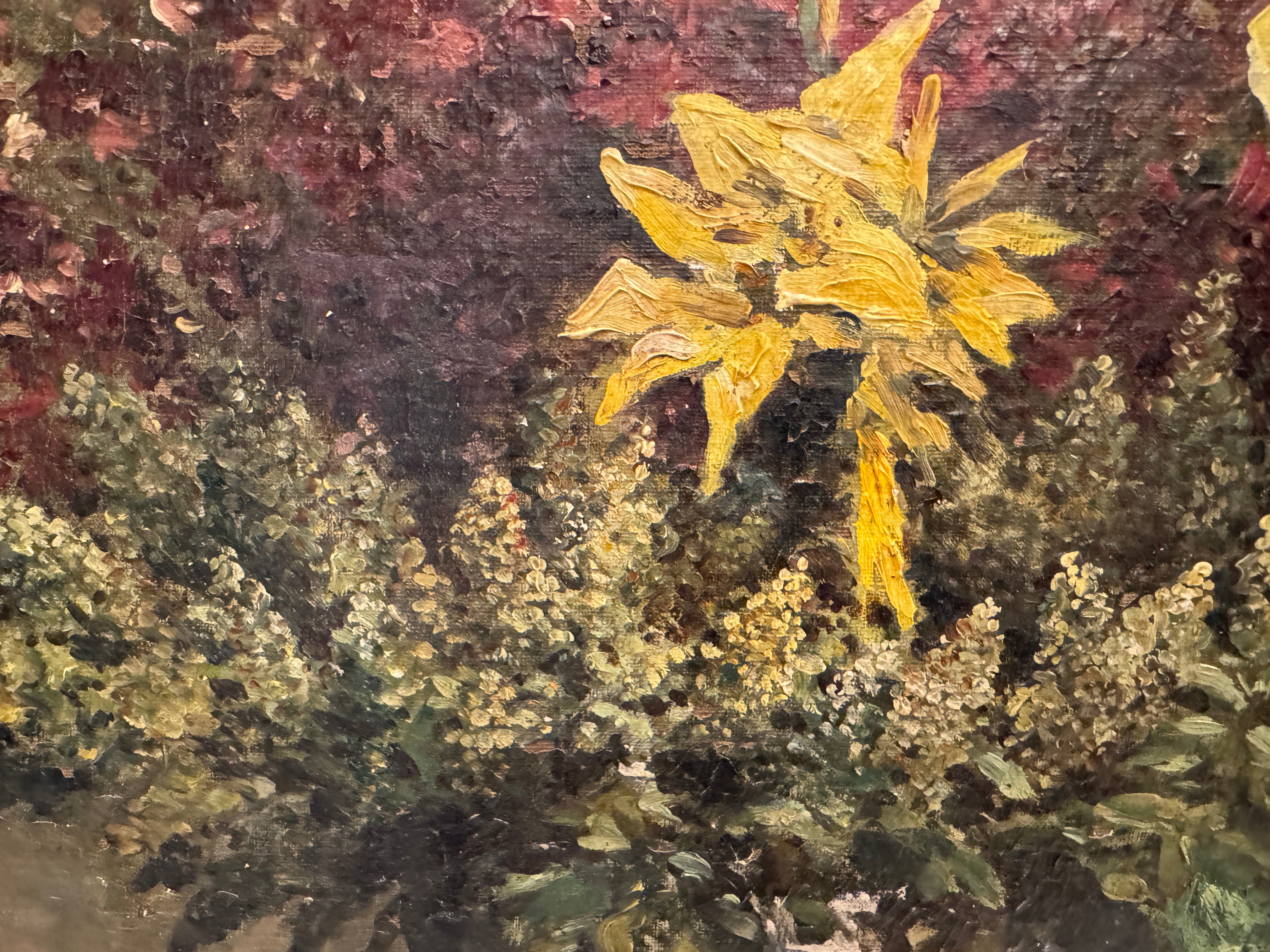 Antique French Botanical Painting