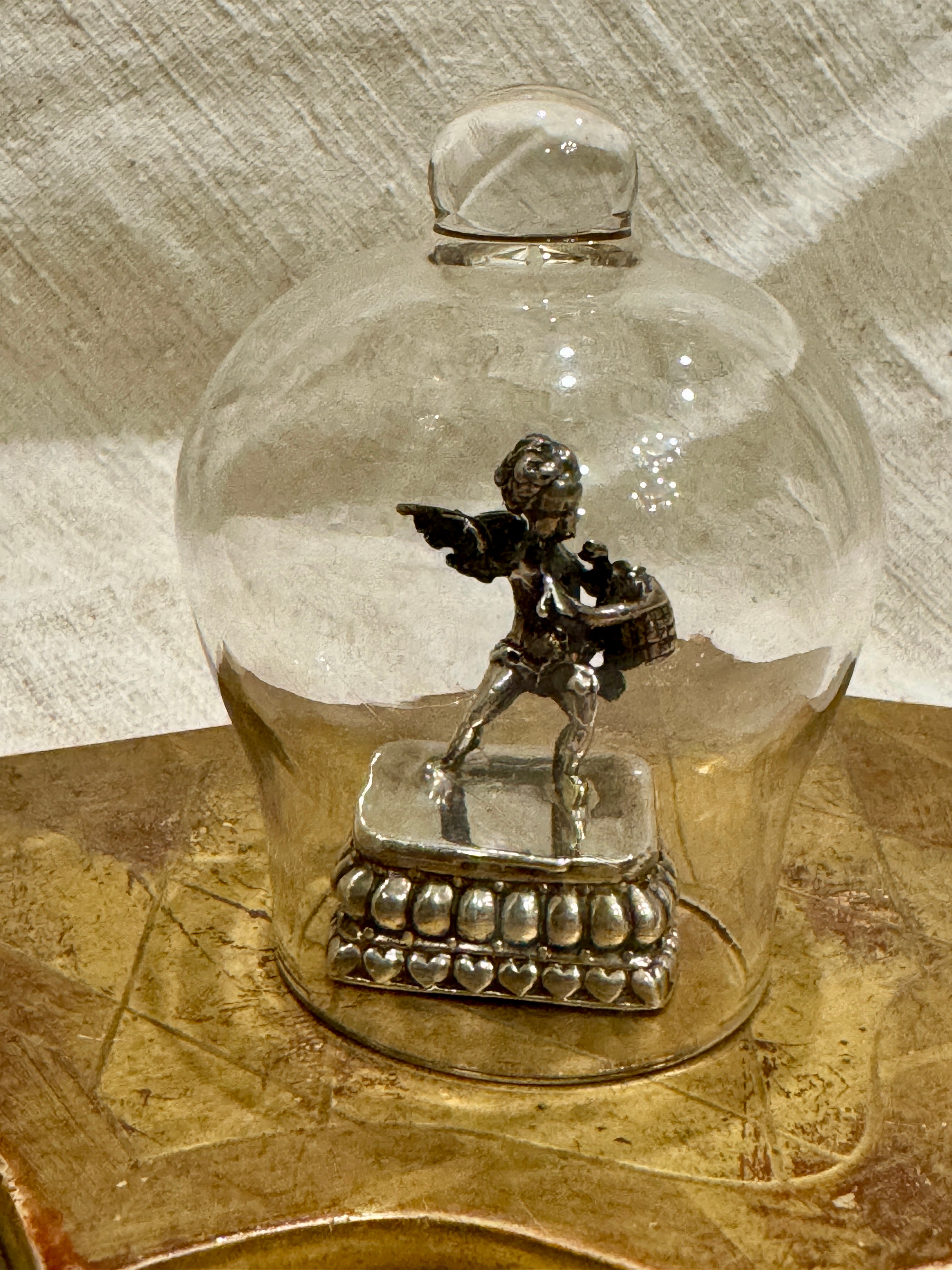 Antique Silver Cherub Wax Seal Stamp