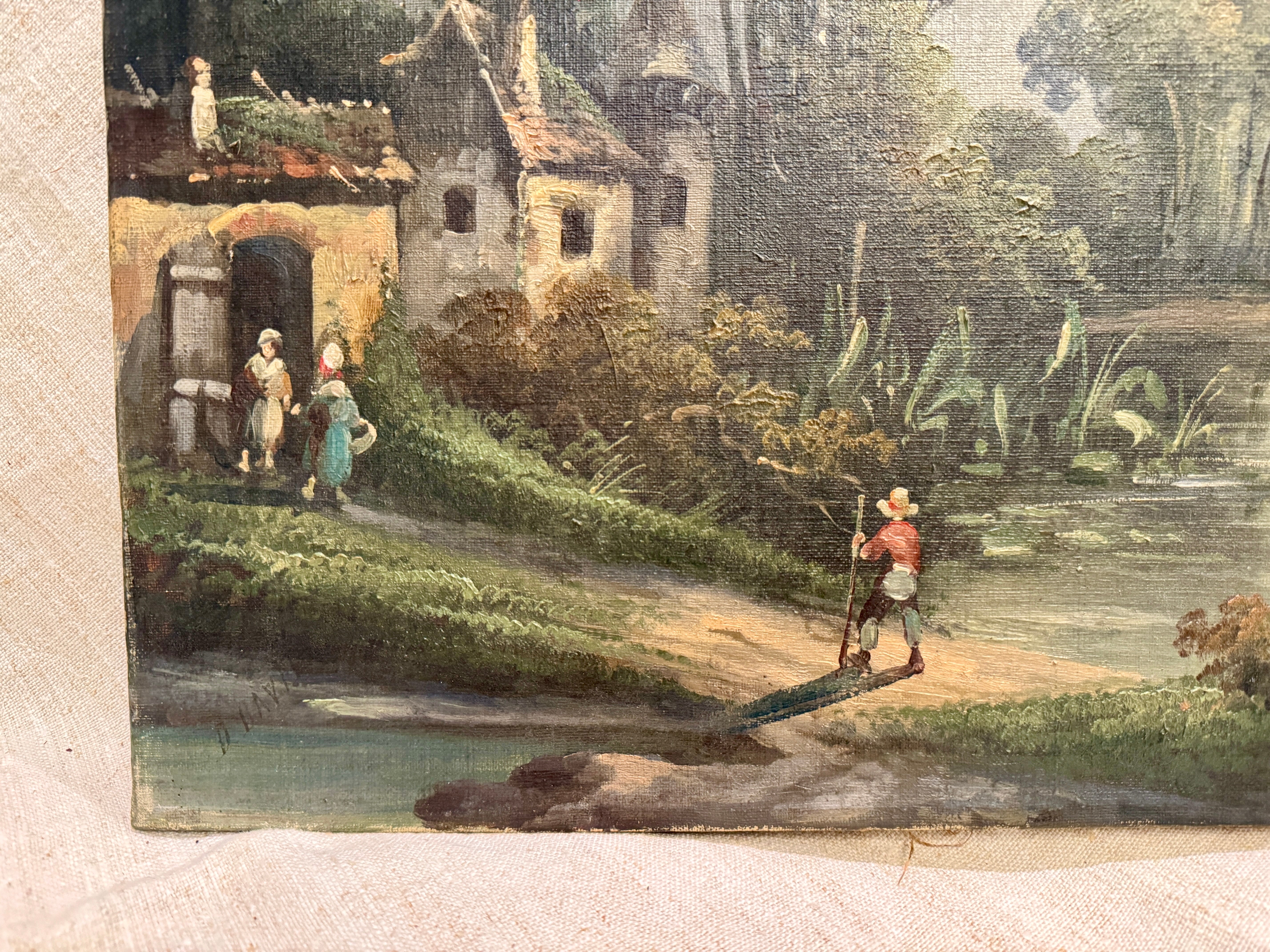 Antique French Painting