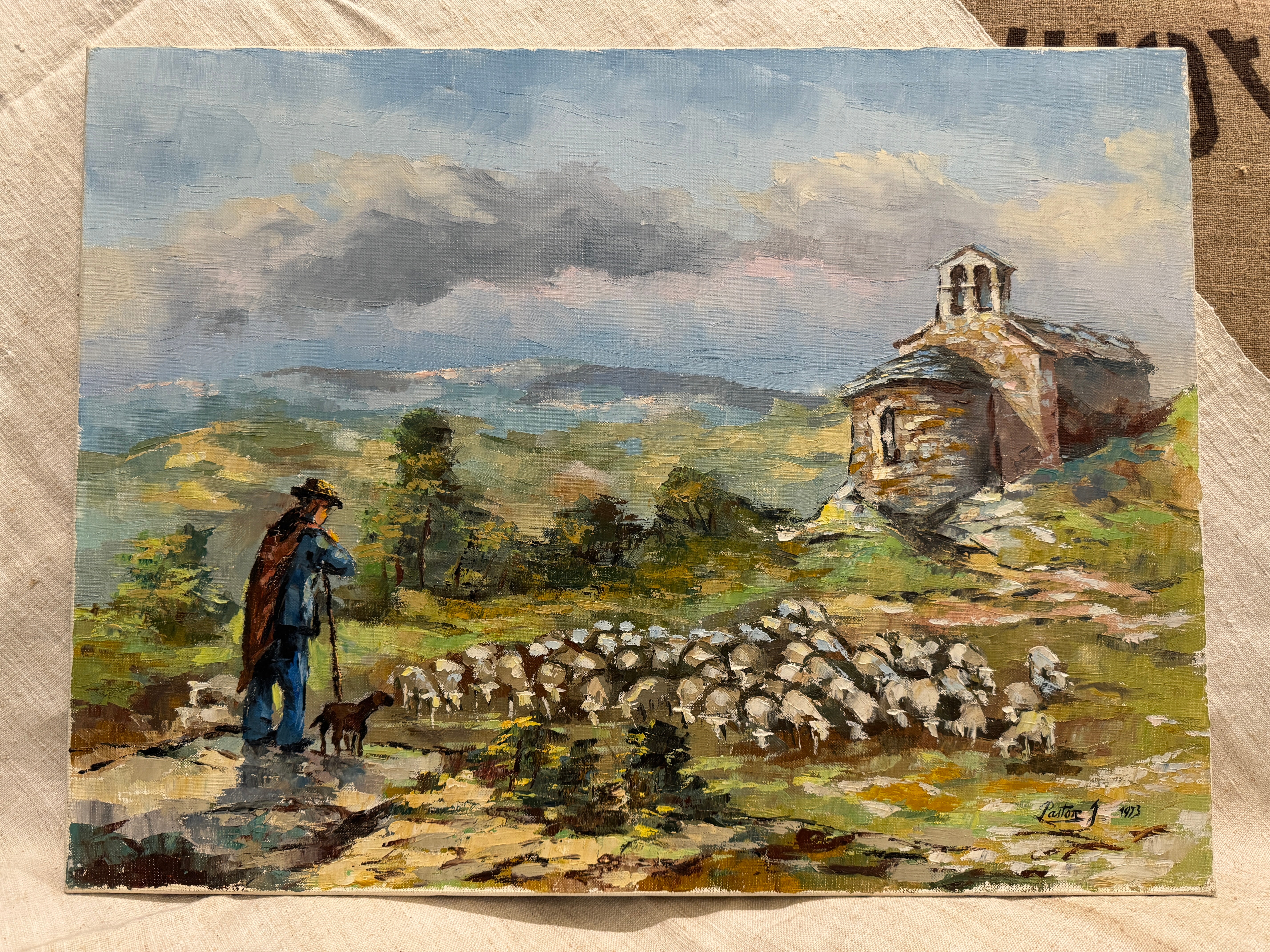 Antique French Painting