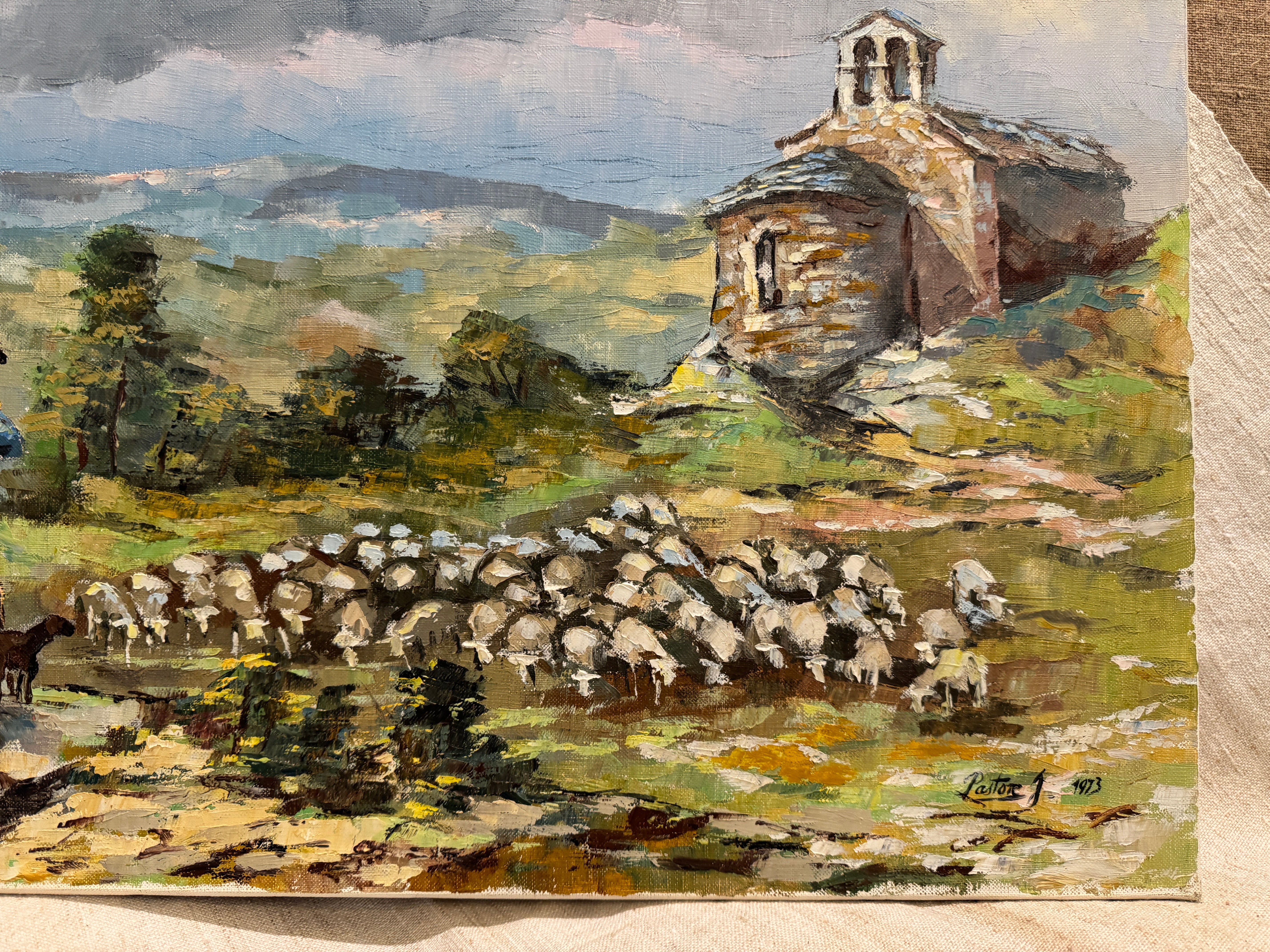 Antique French Painting