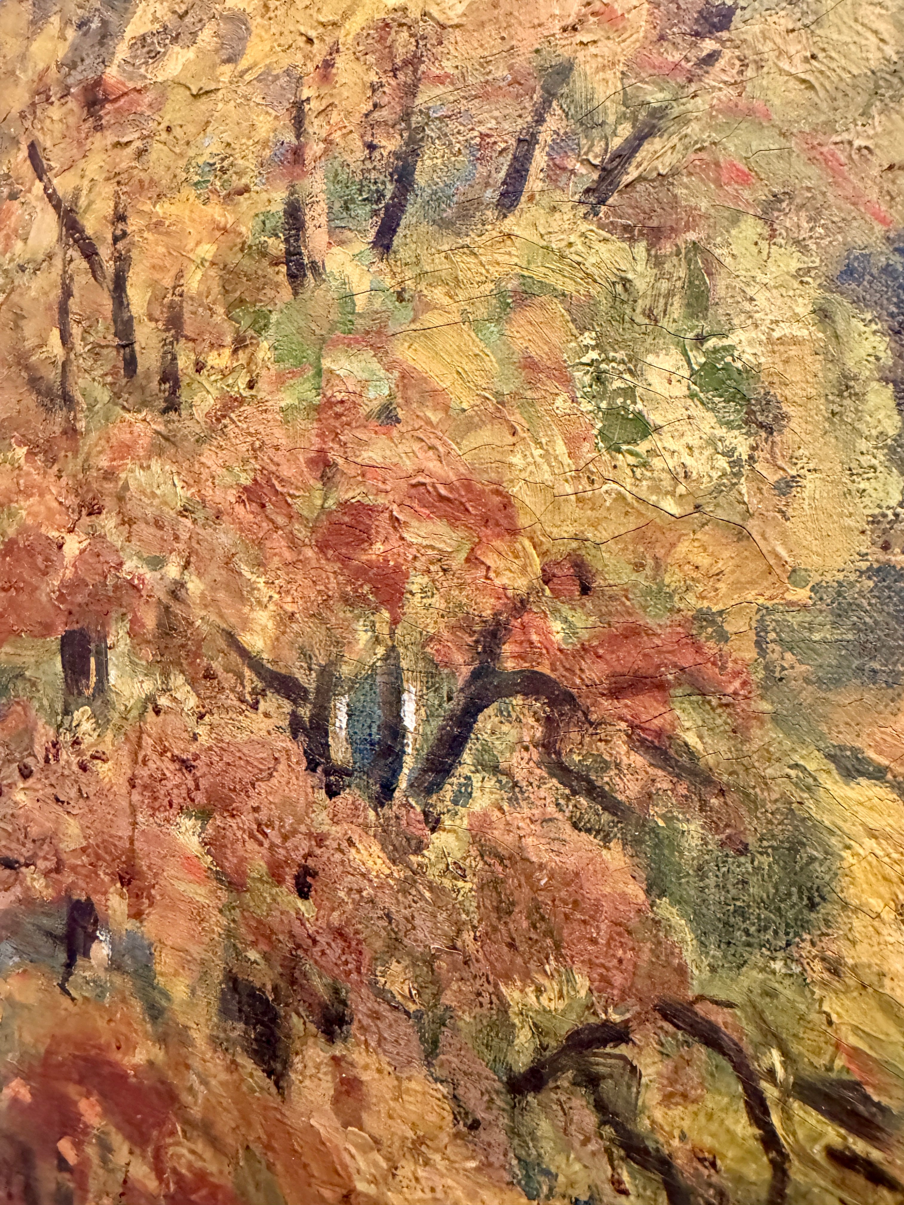 Vintage French Landscape Oil Painting