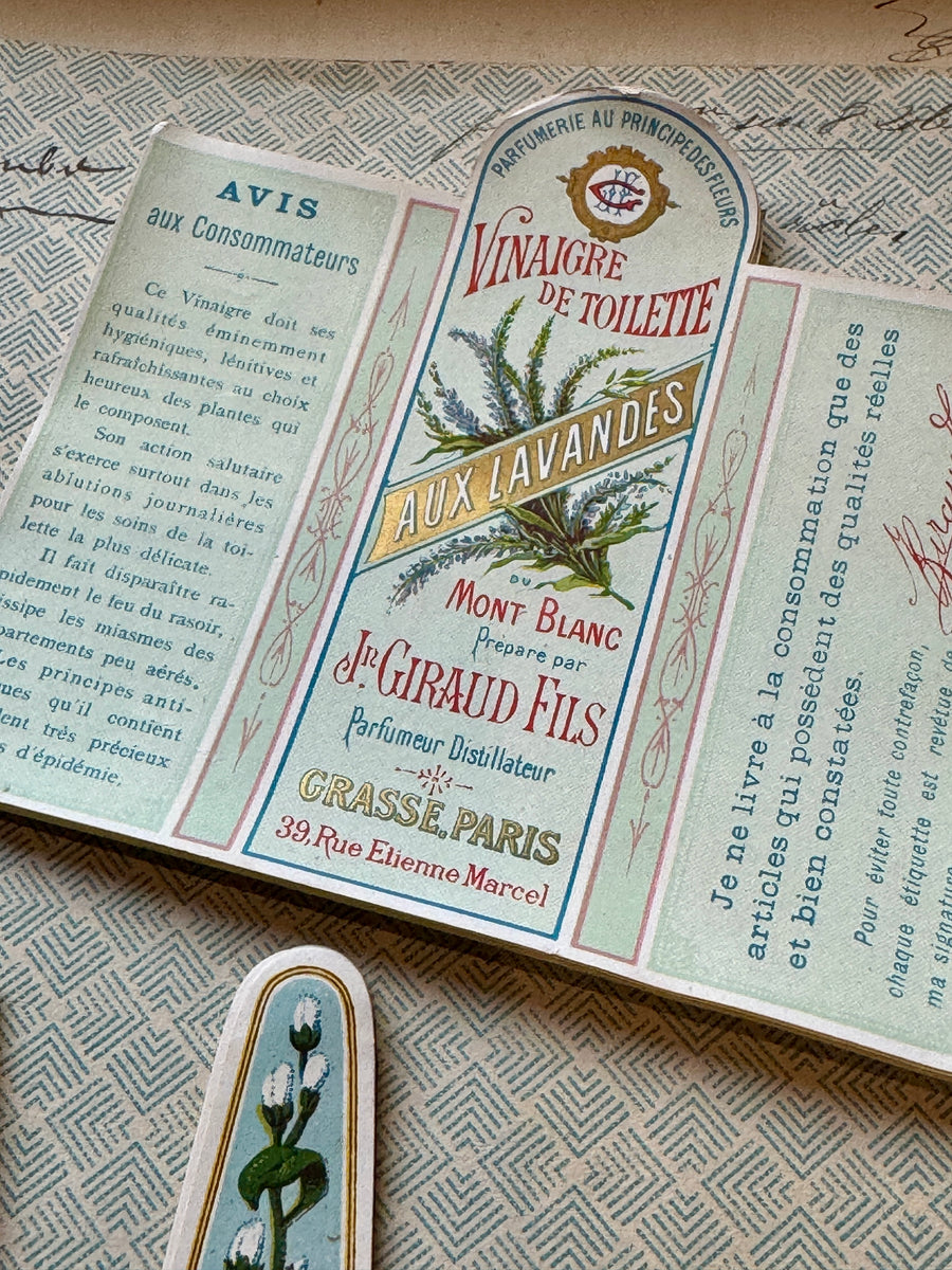 Antique Original French Perfume Labels - T – Monahan Papers