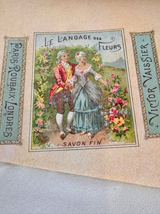 Antique Original French Perfume Labels - V