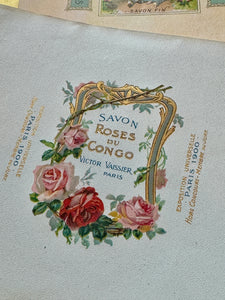 Antique Original French Perfume Labels - V