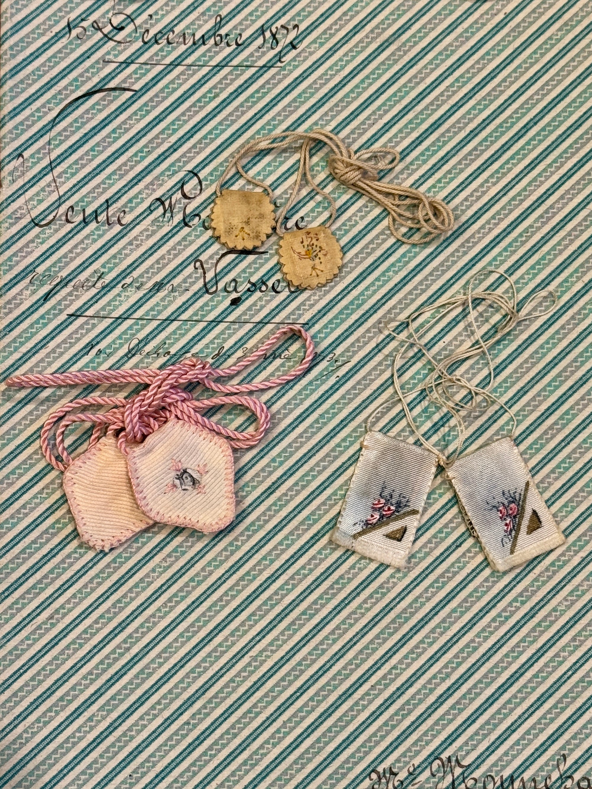 Antique Scapulars from France, Italy, and Spain