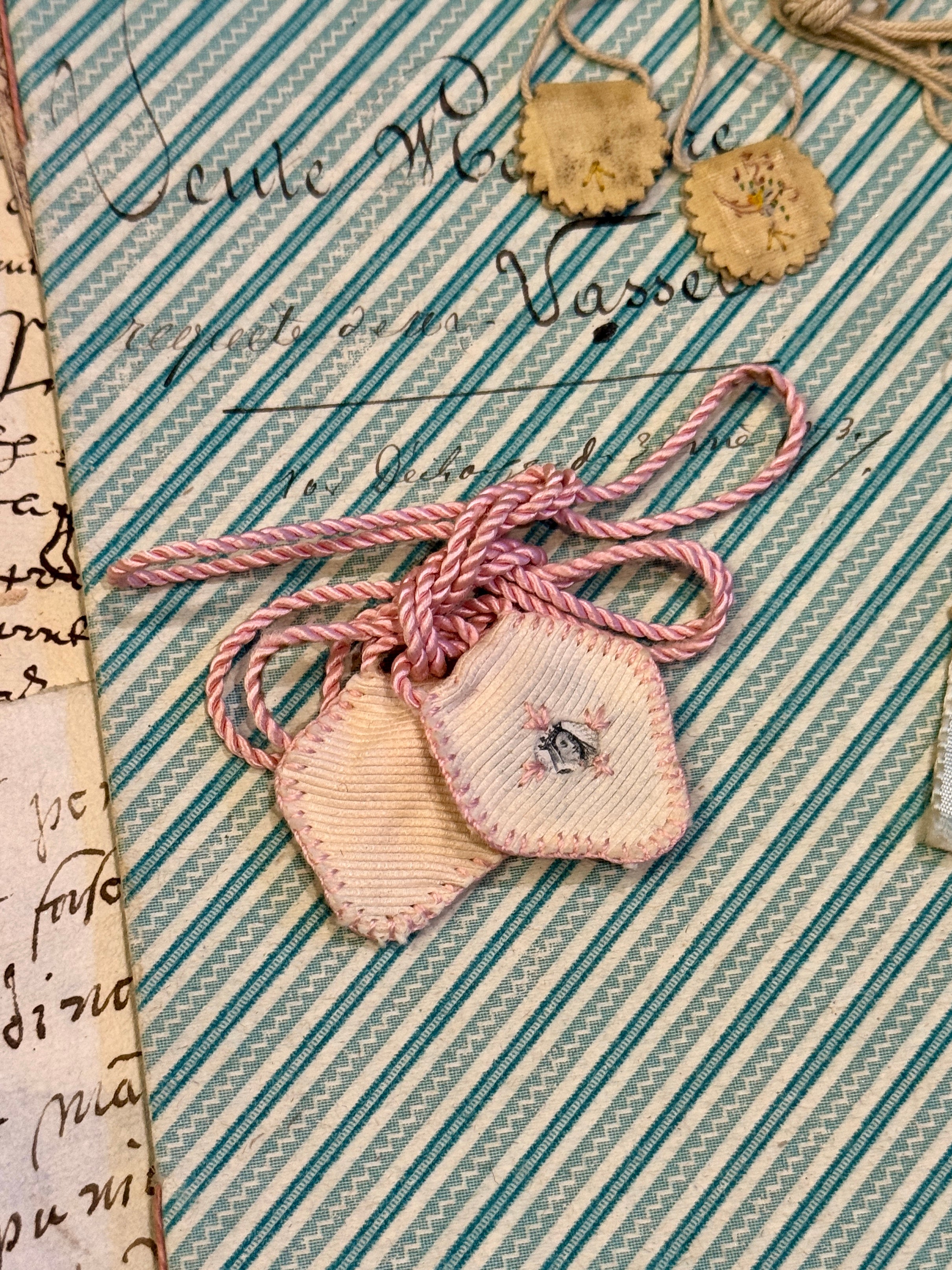 Antique Scapulars from France, Italy, and Spain