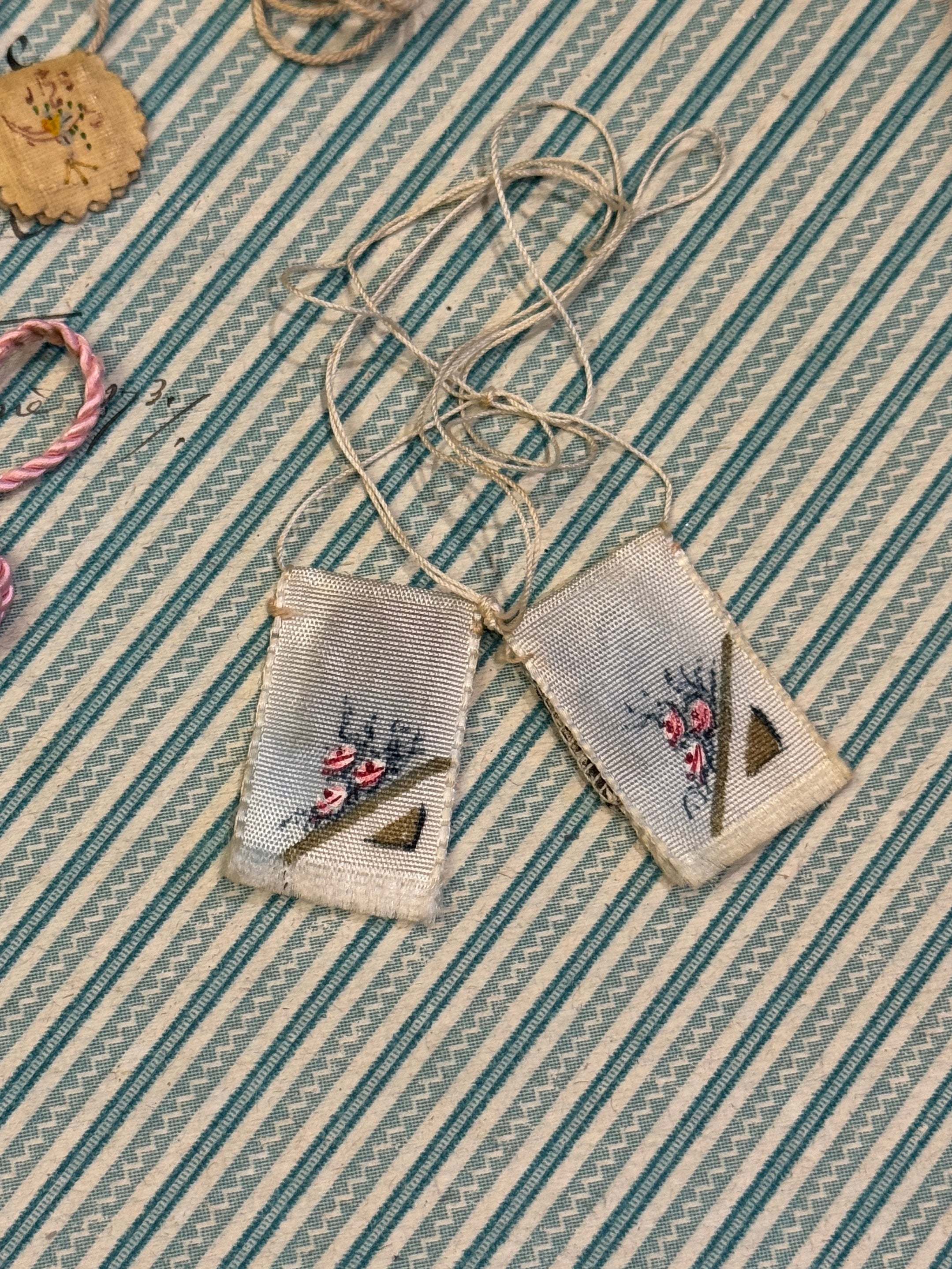 Antique Scapulars from France, Italy, and Spain