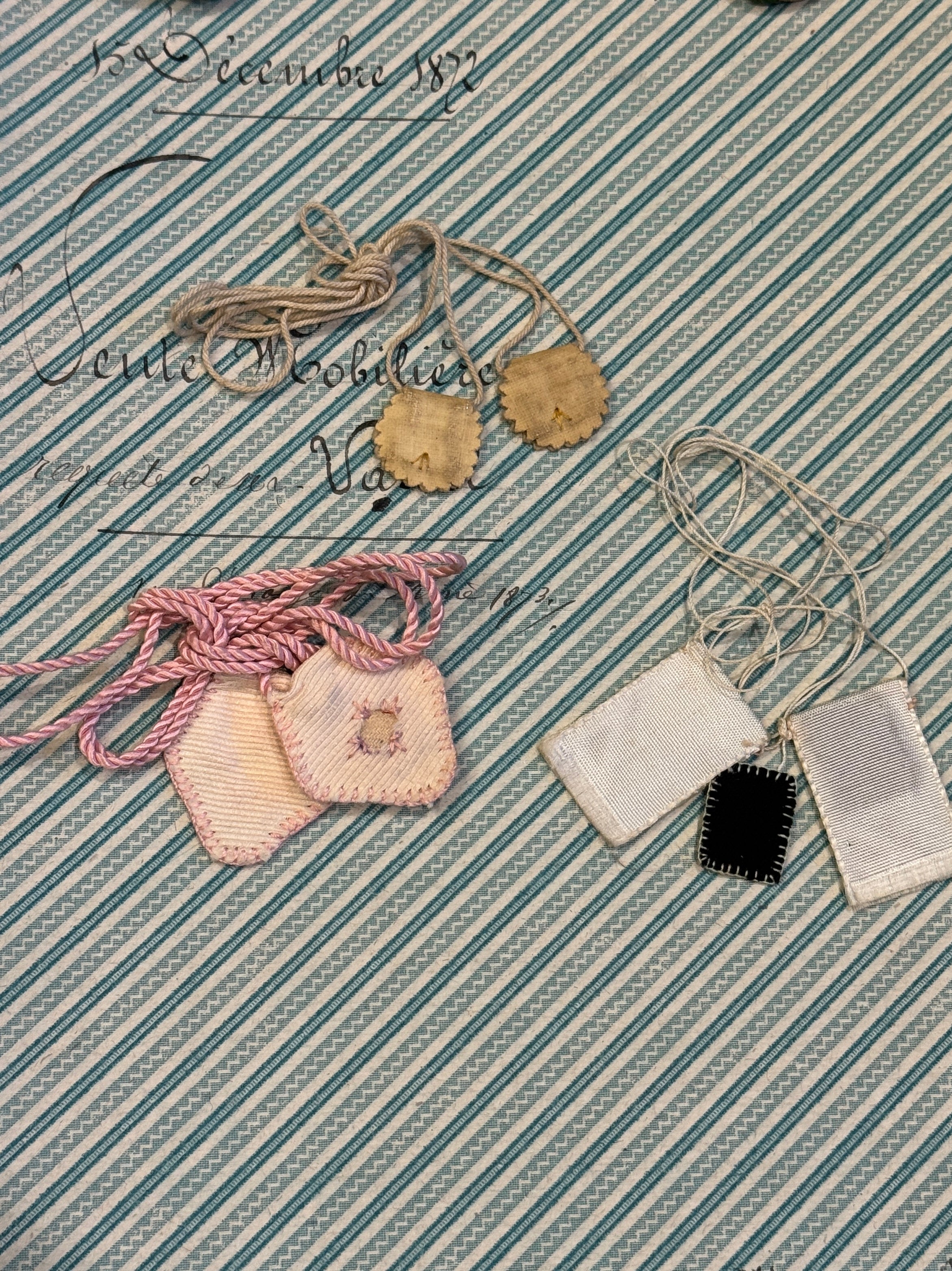 Antique Scapulars from France, Italy, and Spain
