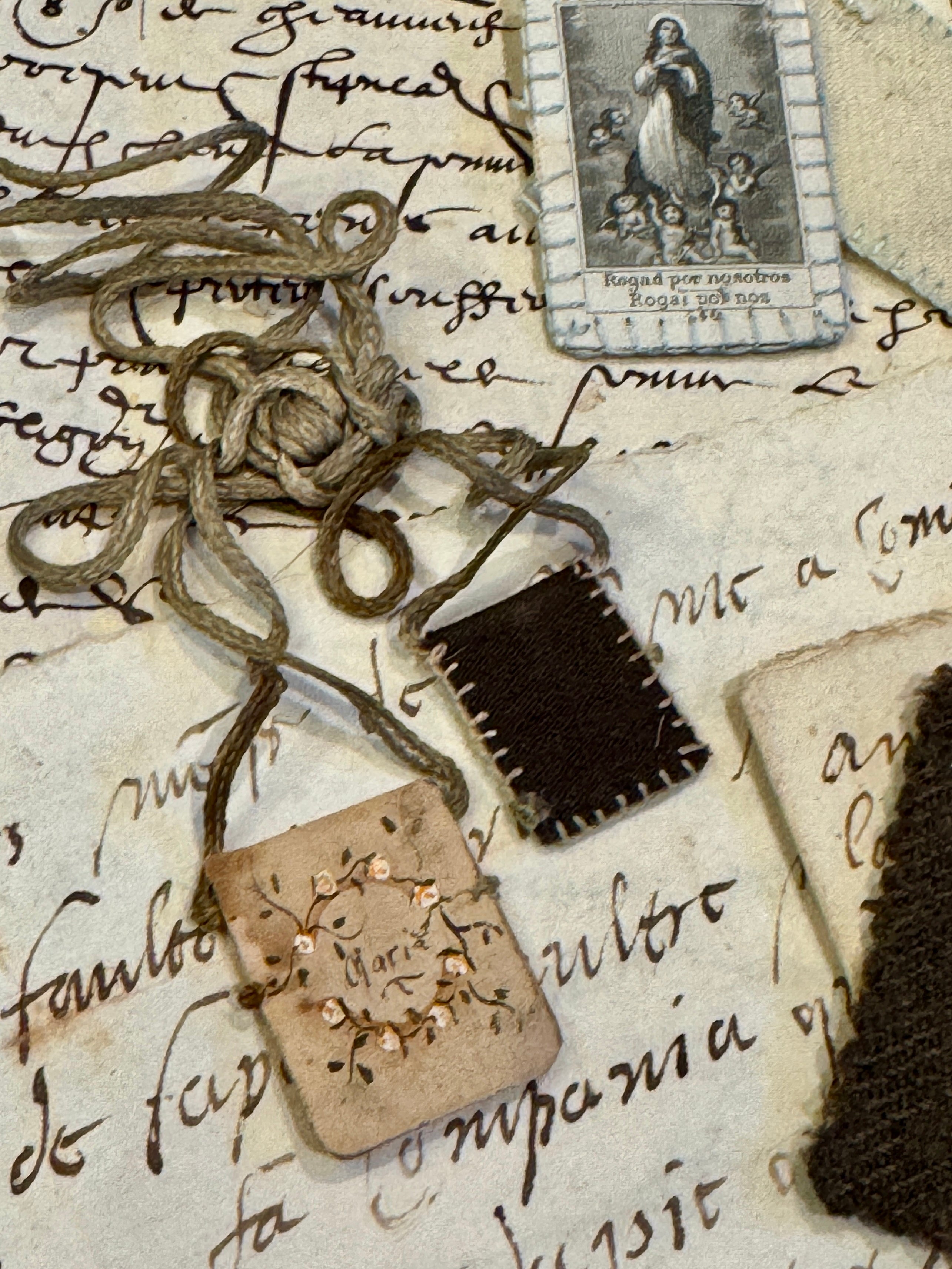 Antique Scapulars from France, Italy, and Spain