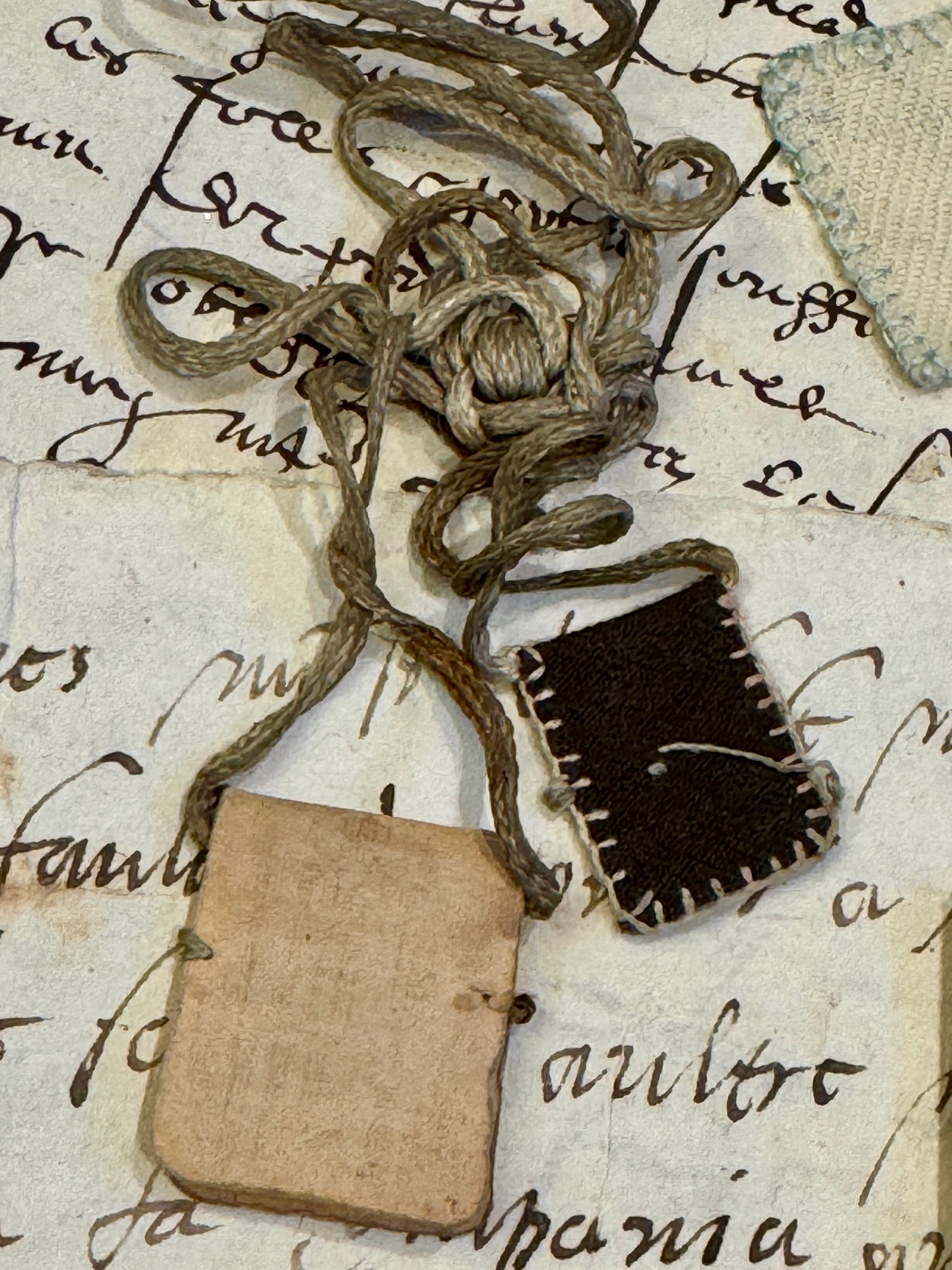 Antique Scapulars from France, Italy, and Spain