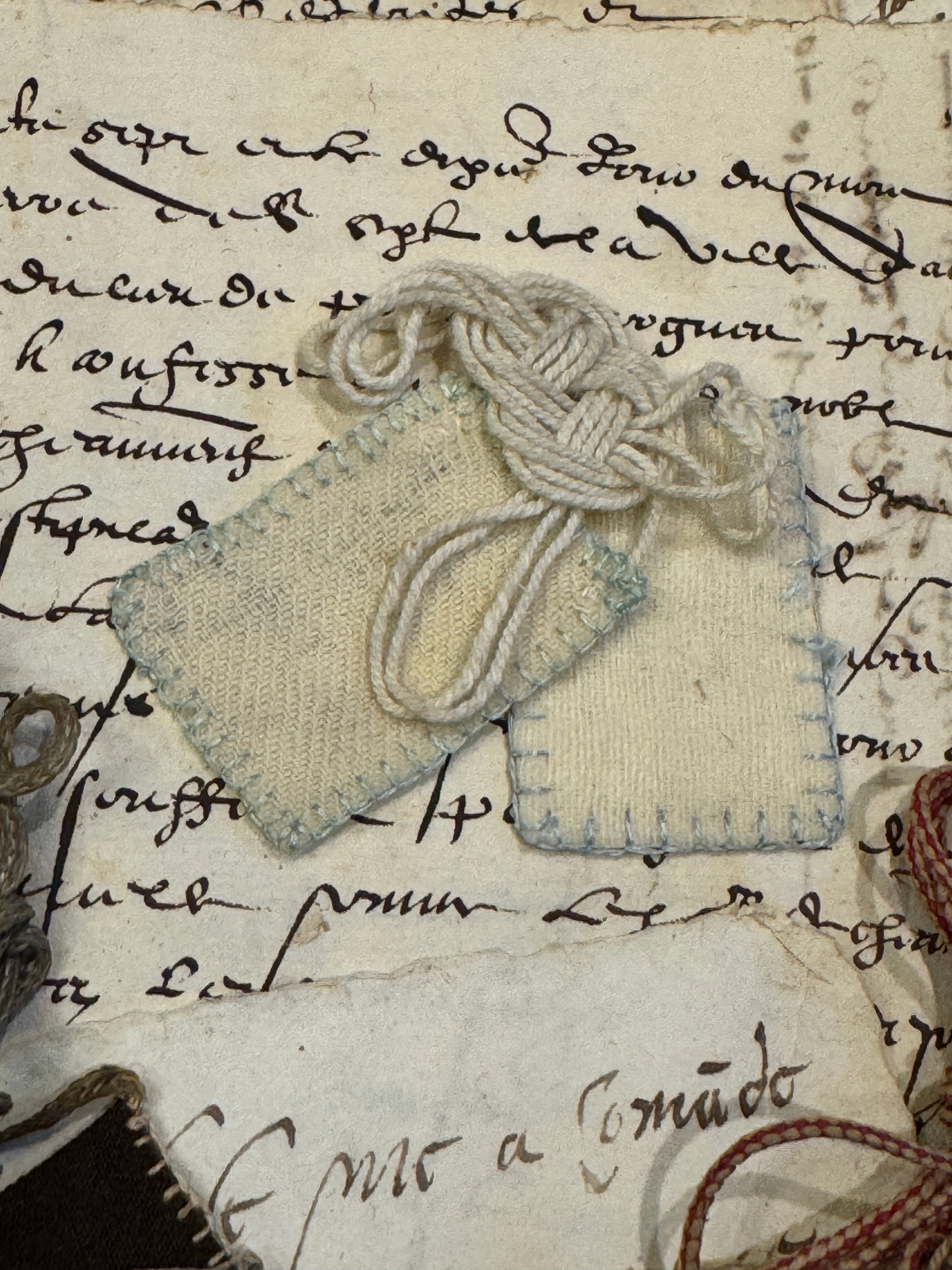 Antique Scapulars from France, Italy, and Spain