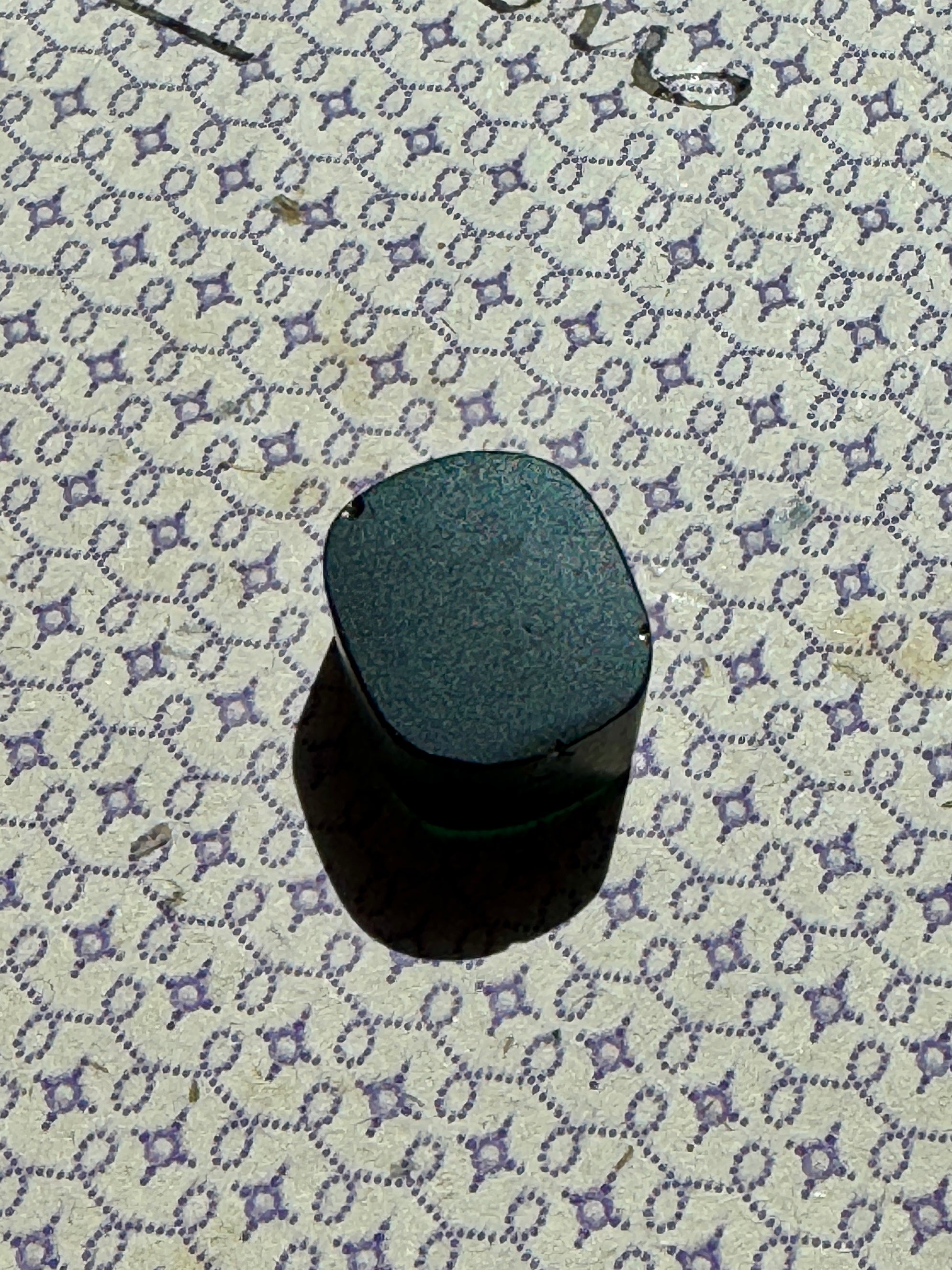 Lovely Green Jockey and Rider Glass Seal