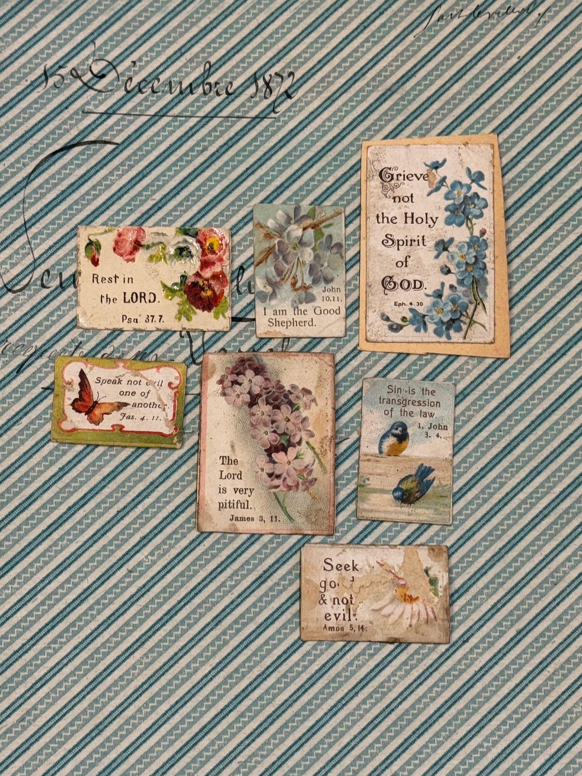 Lovely Set of Scrapbook Holy Cards